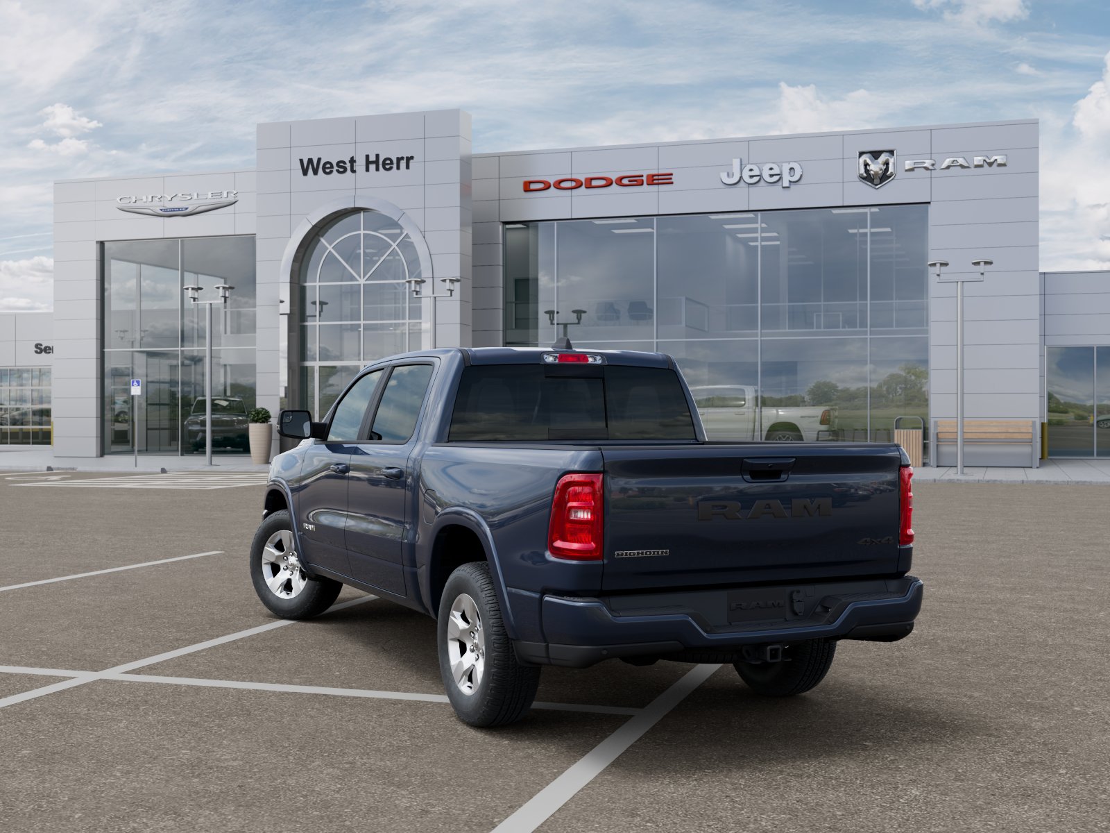 New 2026 Blue Metallic Ram Big Horn/Lone Star image 3