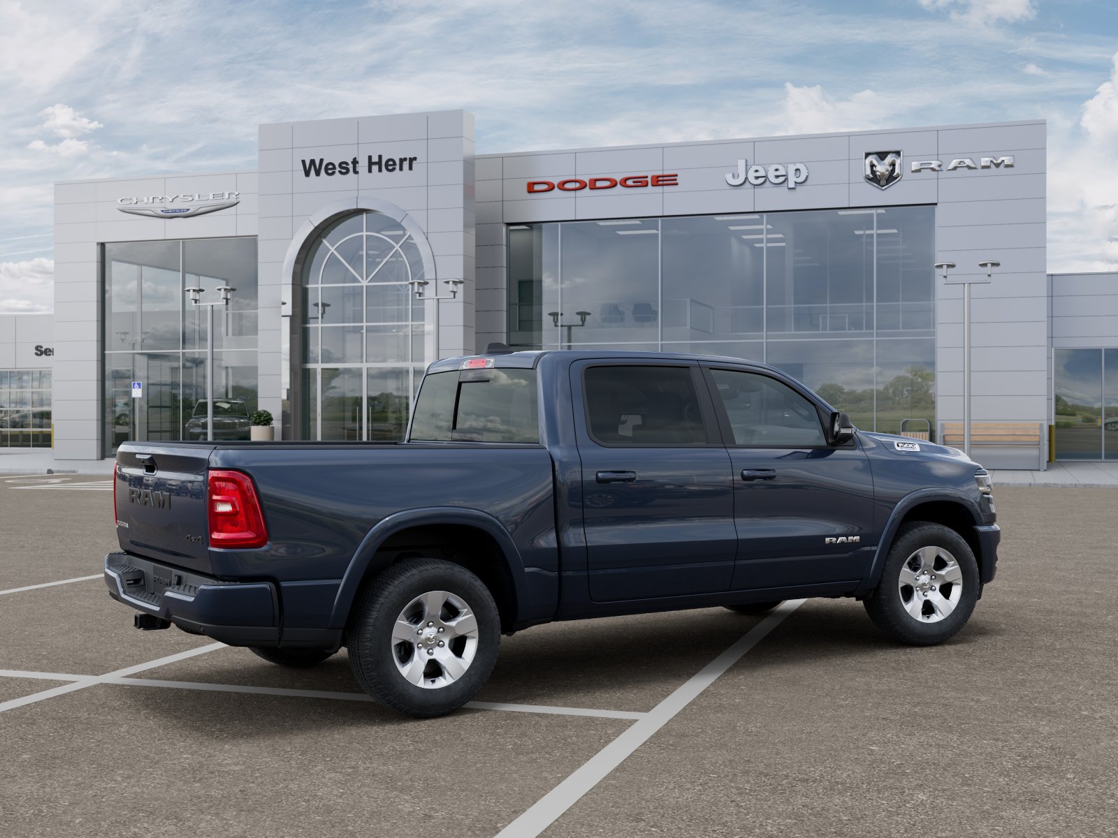 New 2026 Blue Metallic Ram Big Horn/Lone Star image 4