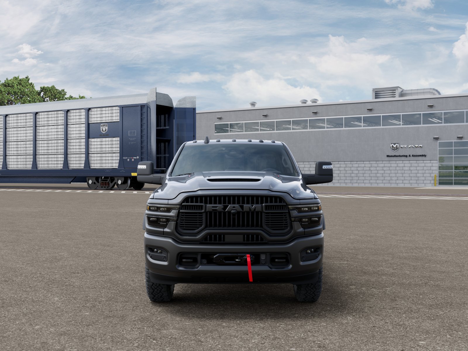 New 2026 Ceramic Gray Clear-Coat Exterior Paint RAM POWER WAGON image 6