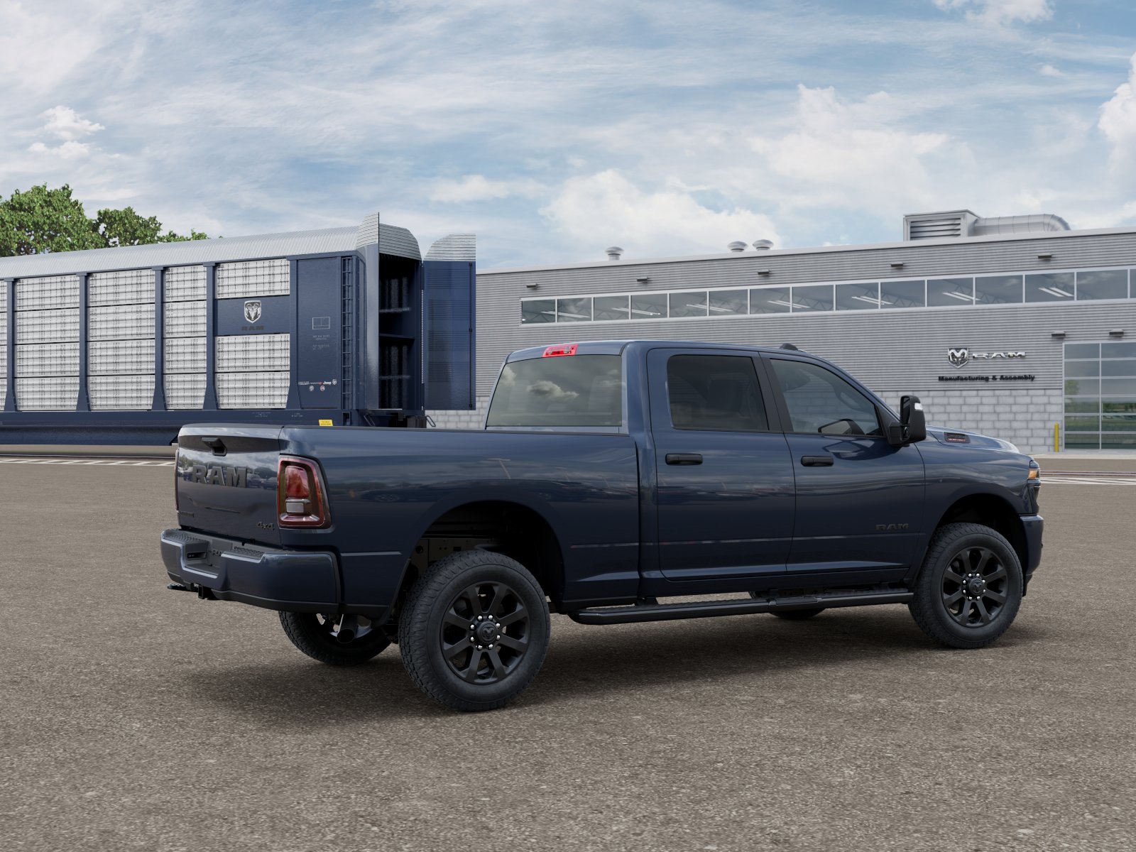 New 2026 Forged Blue Metallic Exterior Paint RAM BIG HORN image 4