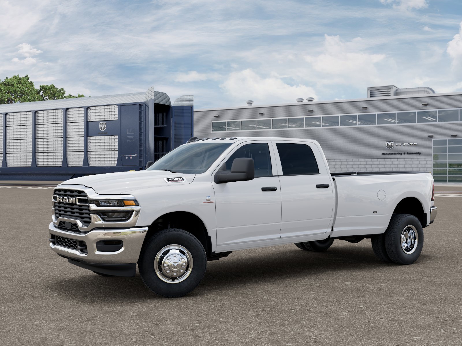 New 2026 Bright White Clear-Coat Exterior Paint RAM TRADESMAN image 2