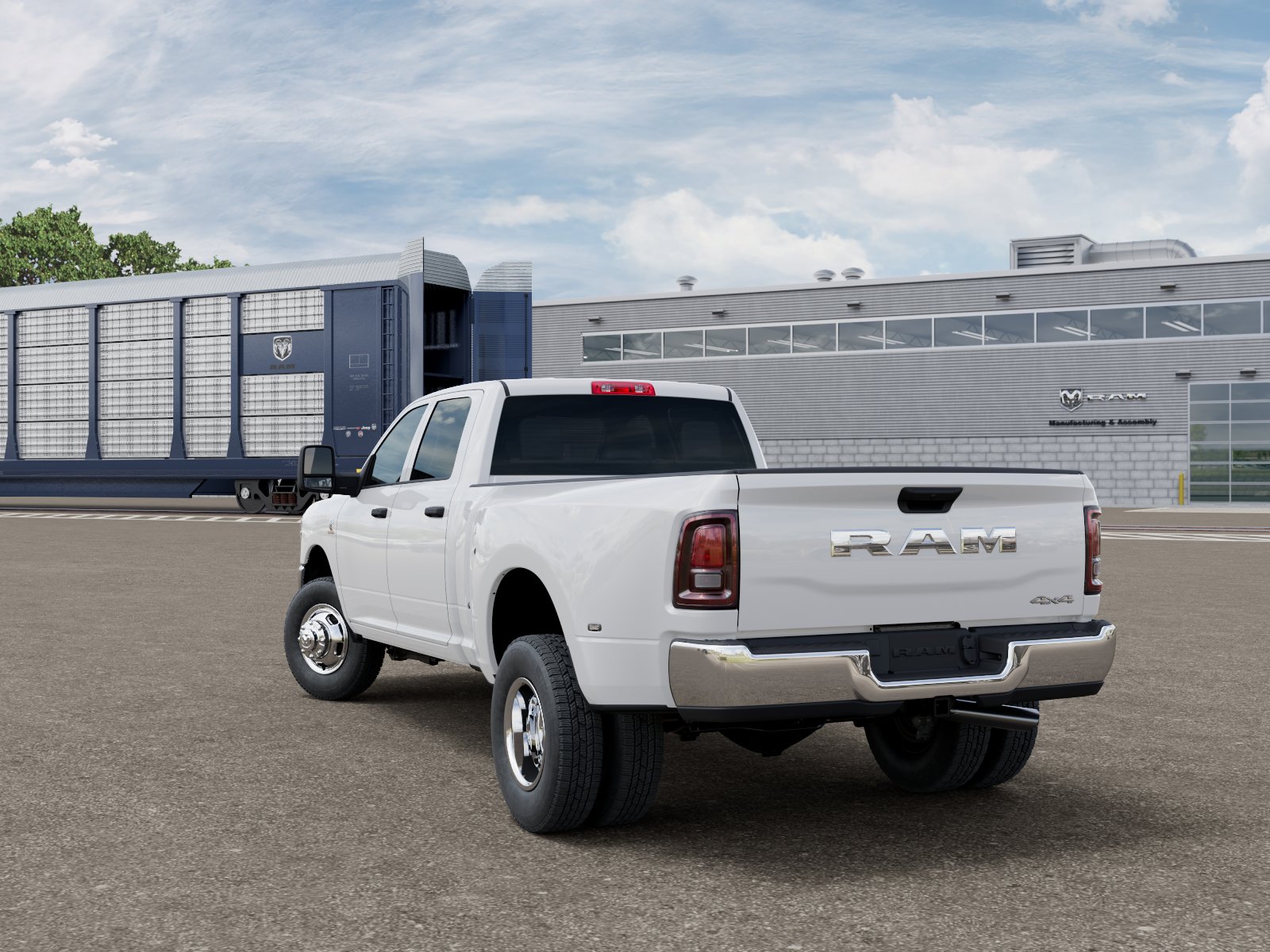 New 2026 Bright White Clear-Coat Exterior Paint RAM TRADESMAN image 3