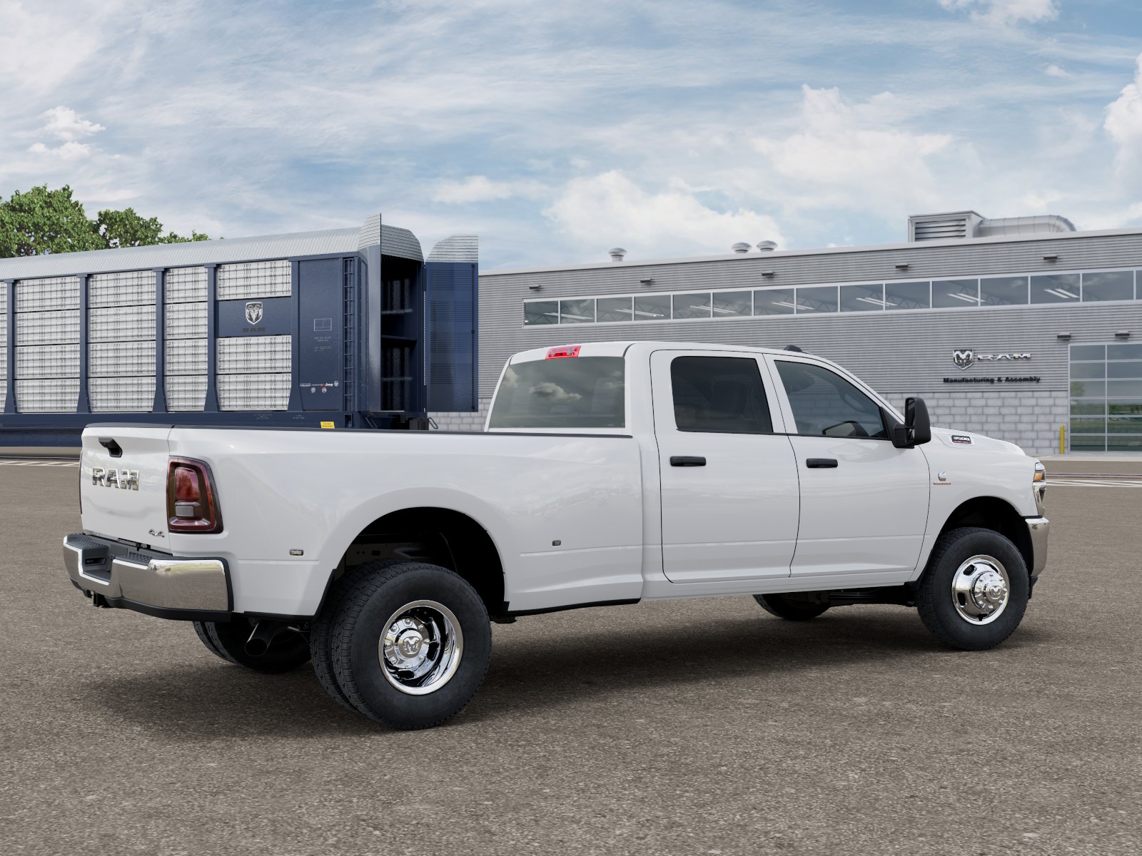 New 2026 Bright White Clear-Coat Exterior Paint RAM TRADESMAN image 4