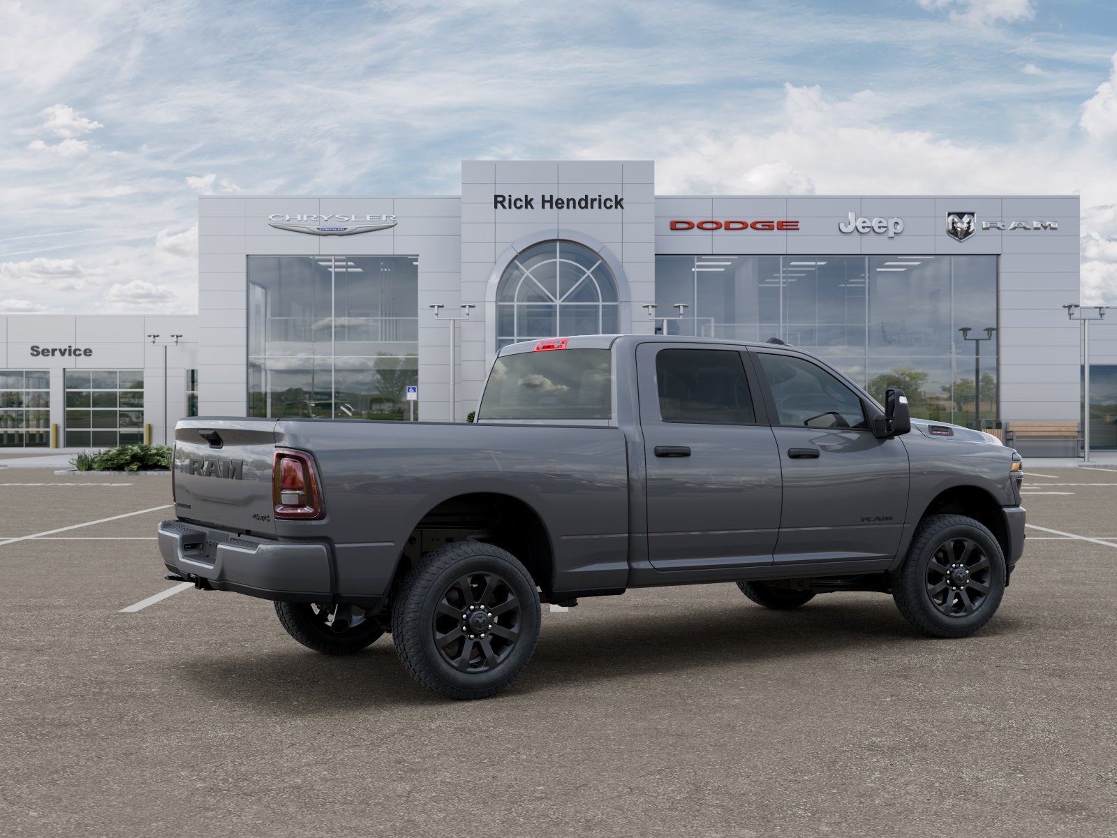 New 2026 Ceramic Gray Clear-Coat Exterior Paint RAM Big Horn image 45