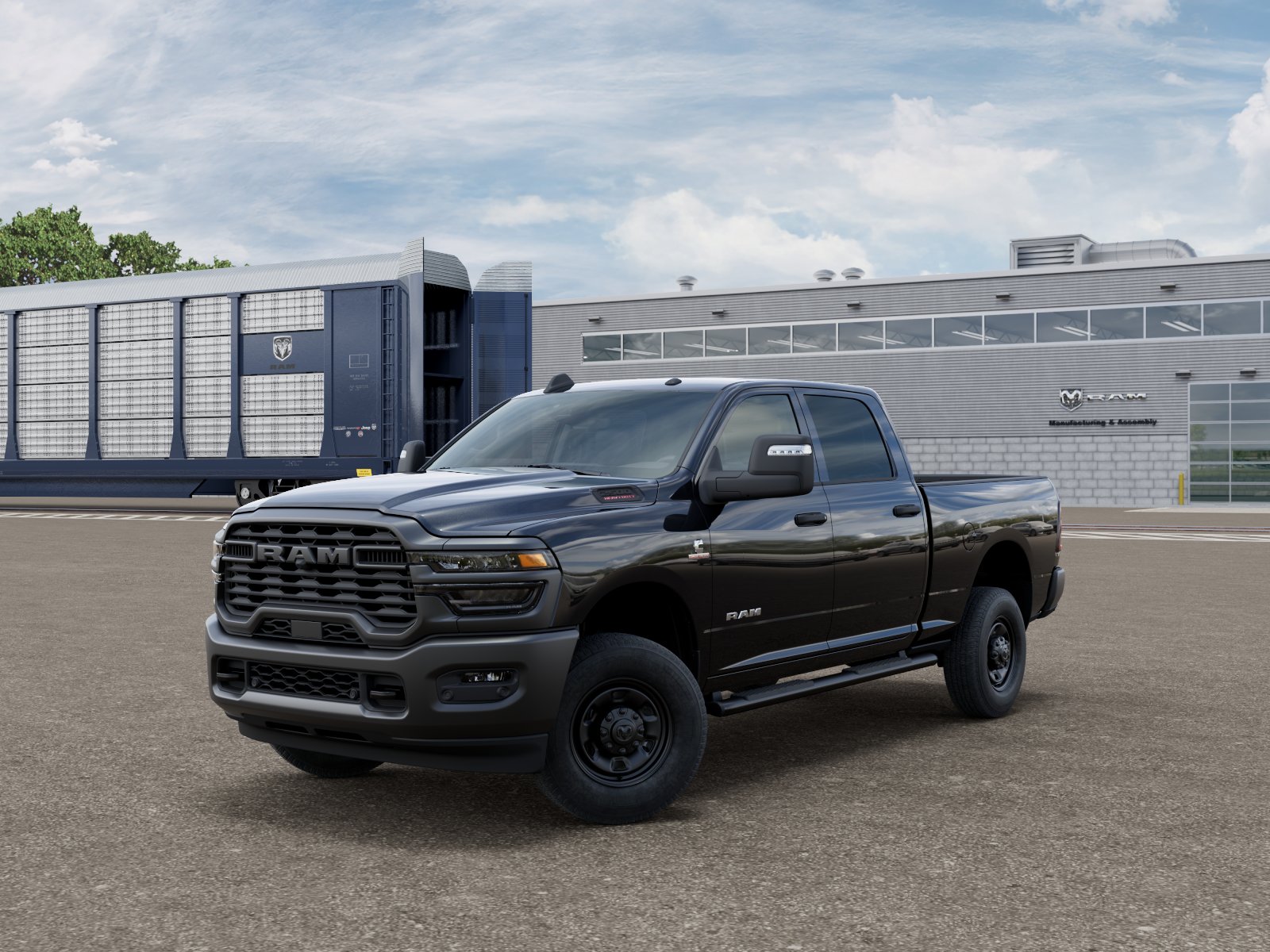 New 2026 Diamond Black Crystal Pearl-Coat Exterior Paint RAM  image 2