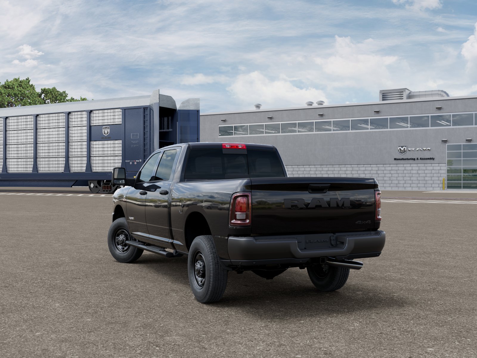 New 2026 Diamond Black Crystal Pearl-Coat Exterior Paint RAM  image 4
