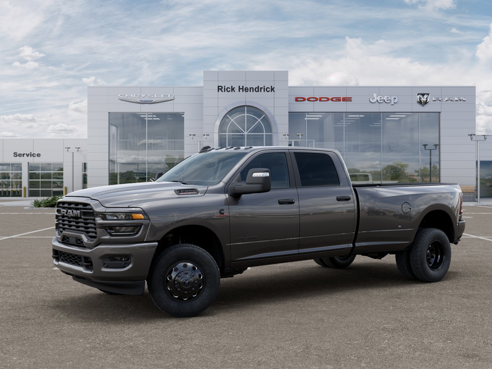 New 2026 Granite Crystal Metallic Clear-Coat Exterior Paint RAM Big Horn image 30
