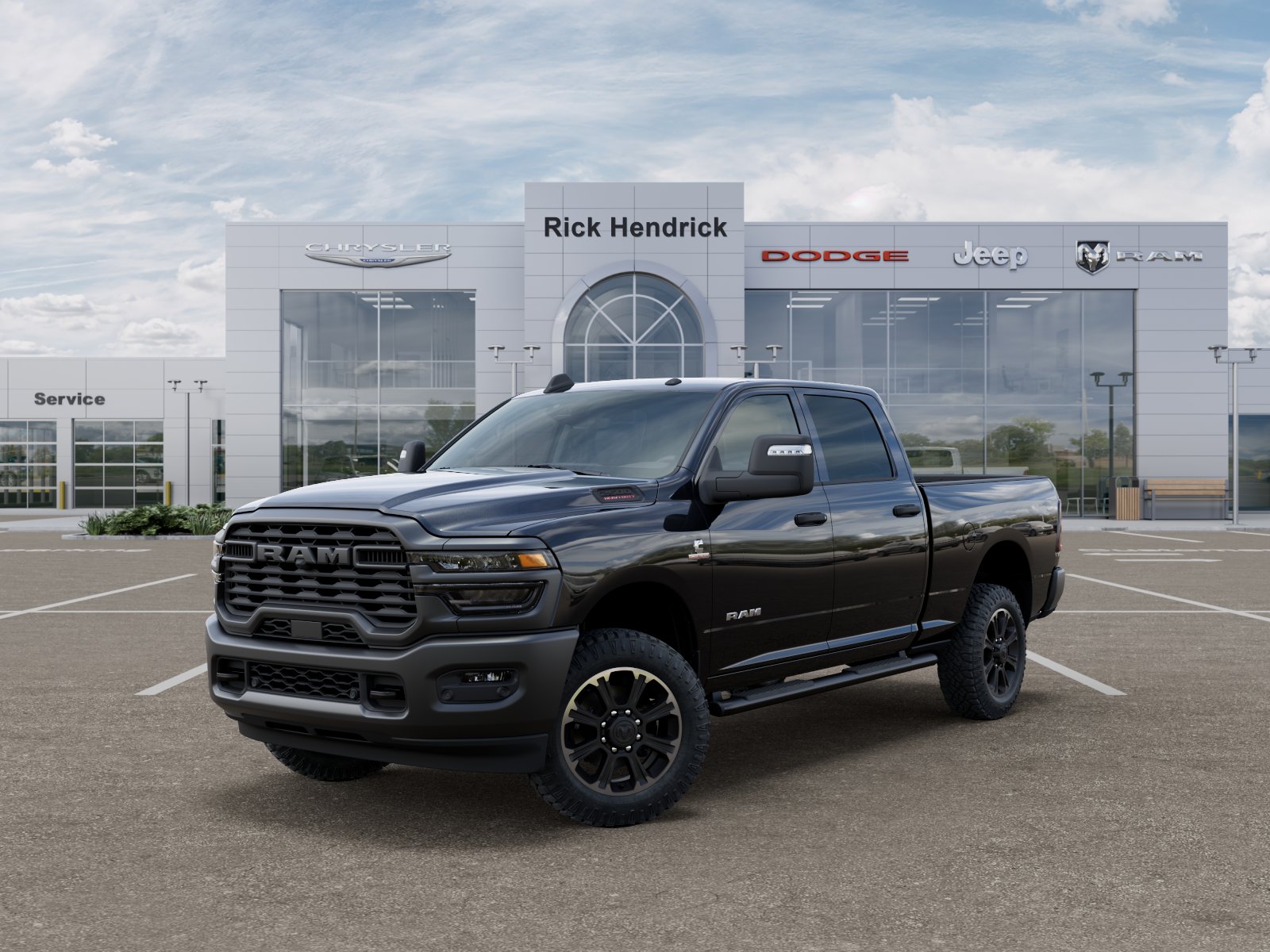 New 2026 Diamond Black Crystal Pearl-Coat Exterior Paint RAM Warlock image 2