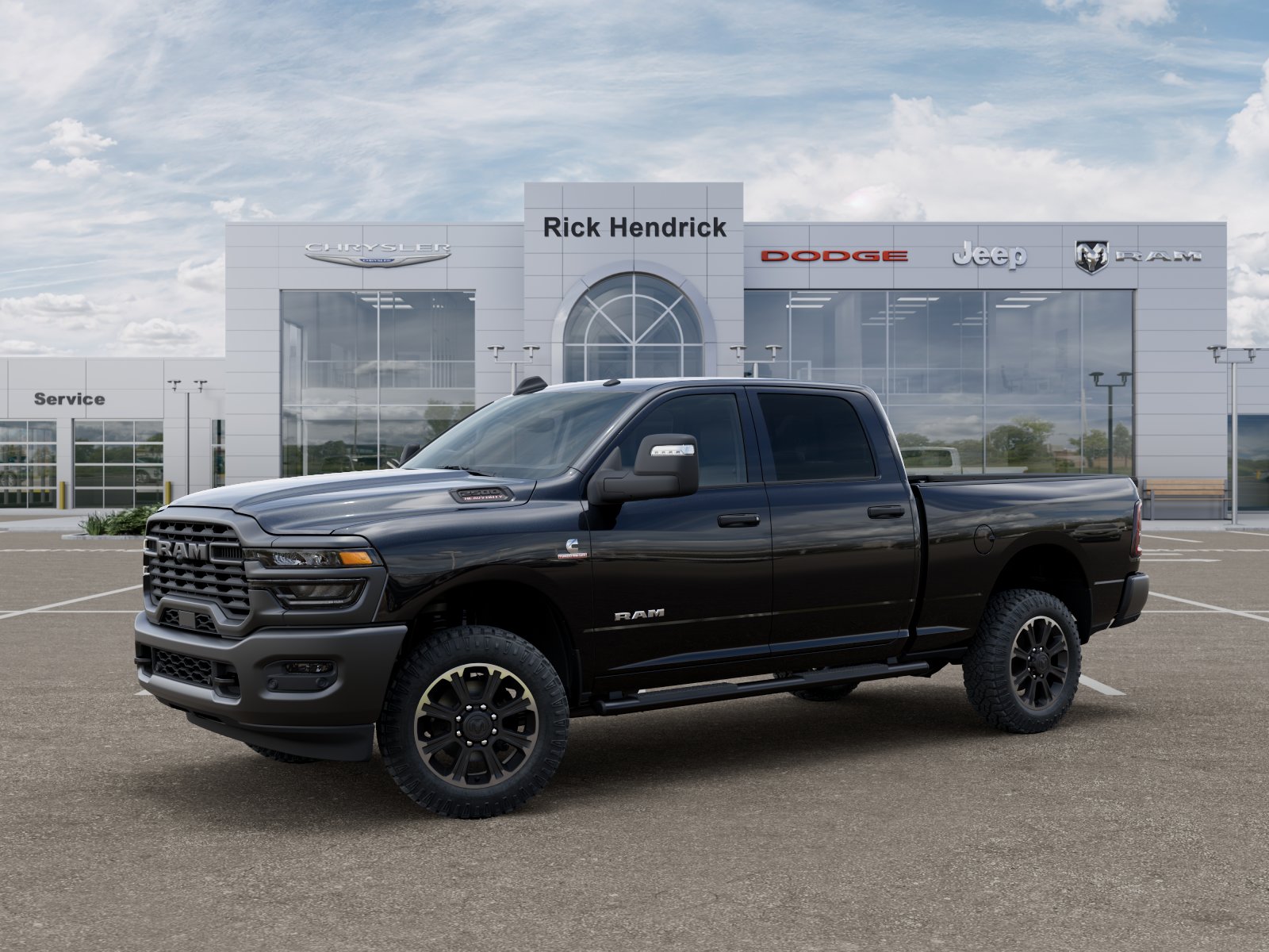 New 2026 Diamond Black Crystal Pearl-Coat Exterior Paint RAM Warlock image 3