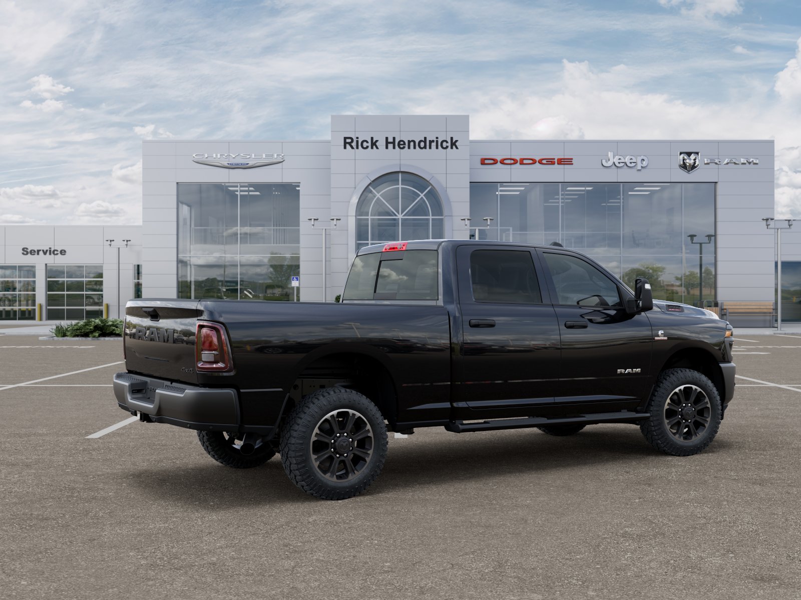 New 2026 Diamond Black Crystal Pearl-Coat Exterior Paint RAM Warlock image 5