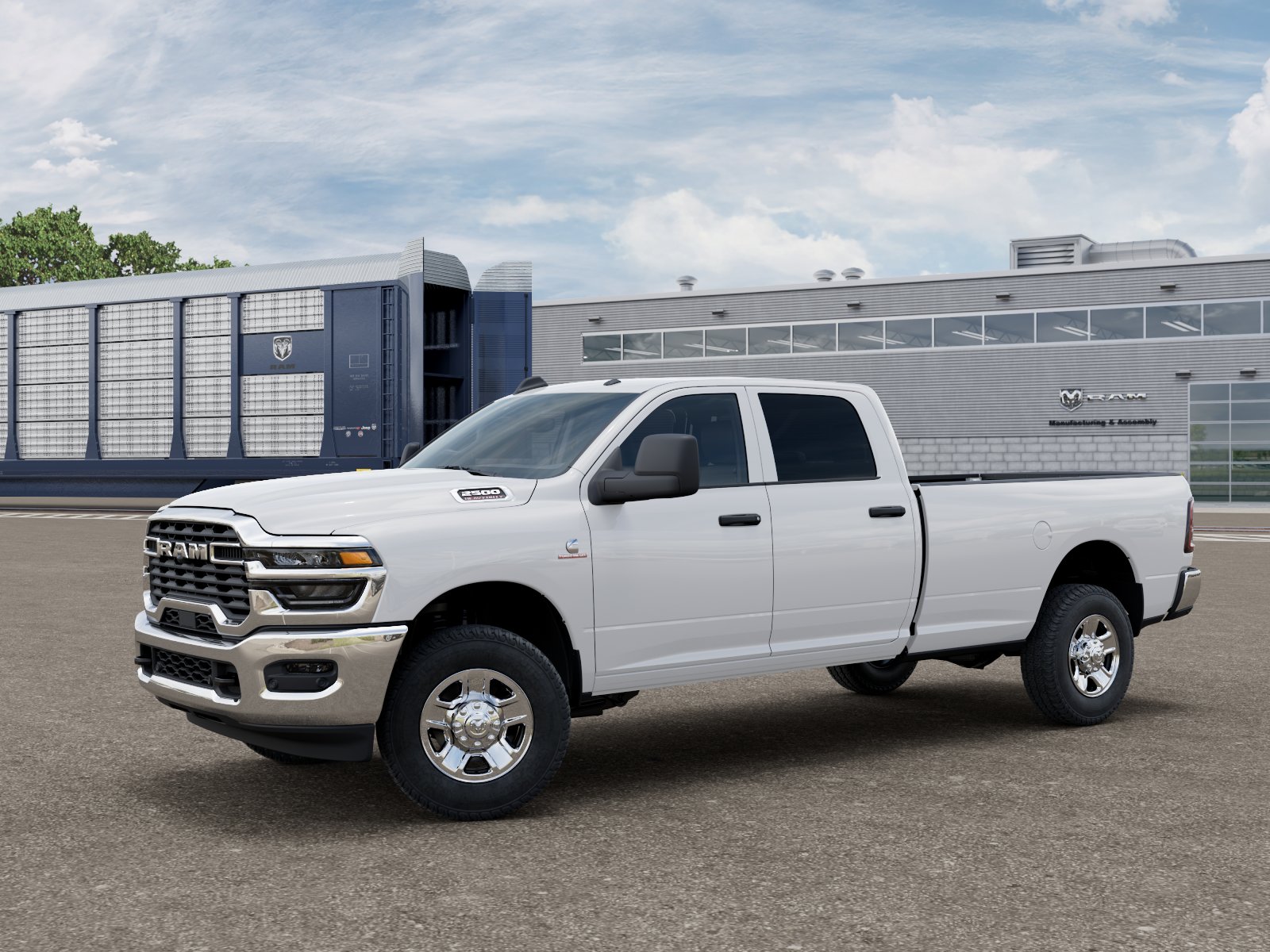 New 2026 Bright White Clear-Coat Exterior Paint RAM TRADESMAN image 2