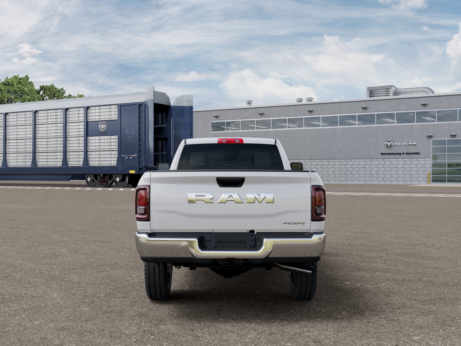 New 2026 Bright White Clear-Coat Exterior Paint RAM TRADESMAN image 7