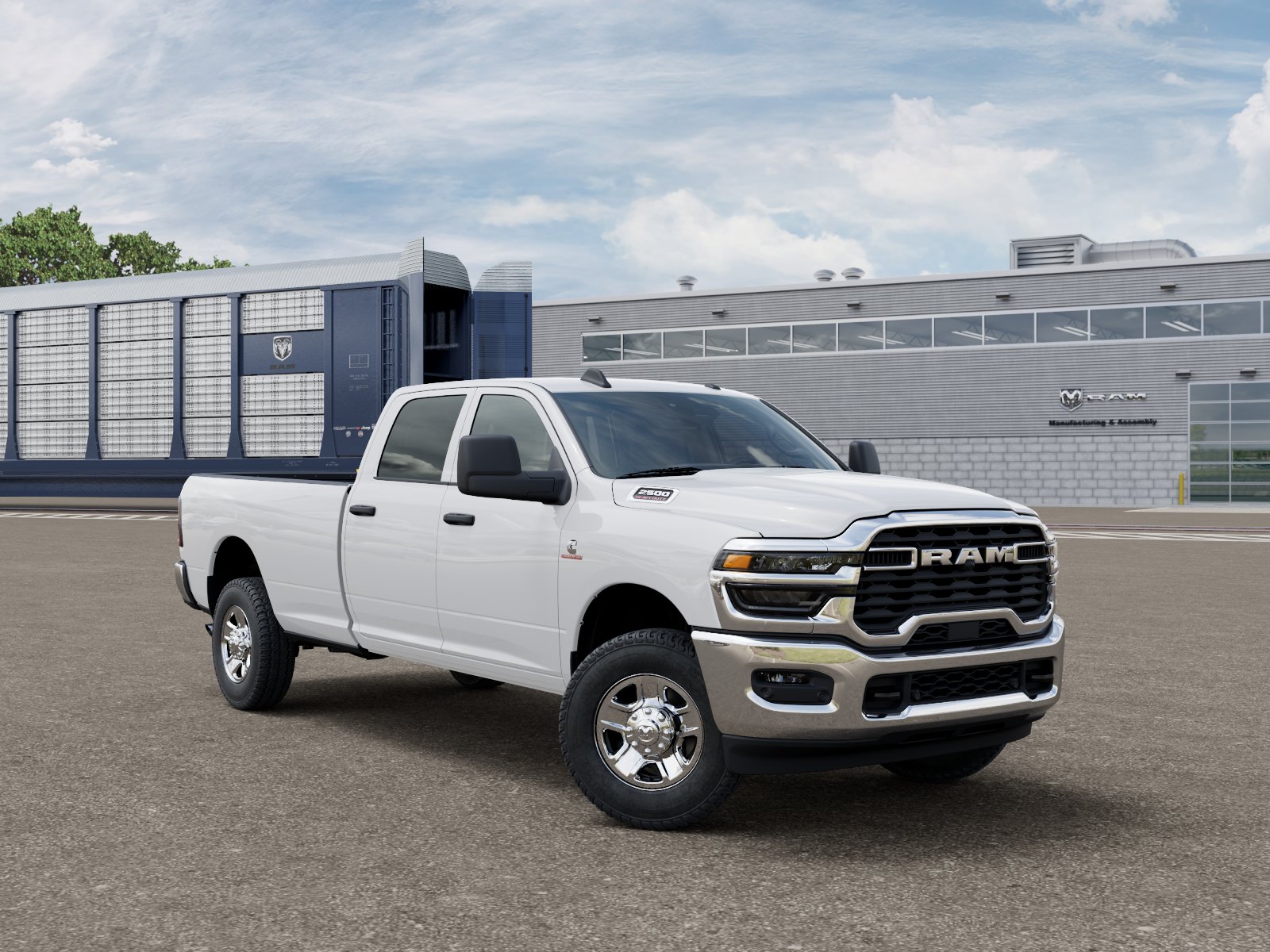 New 2026 Bright White Clear-Coat Exterior Paint RAM TRADESMAN image 5
