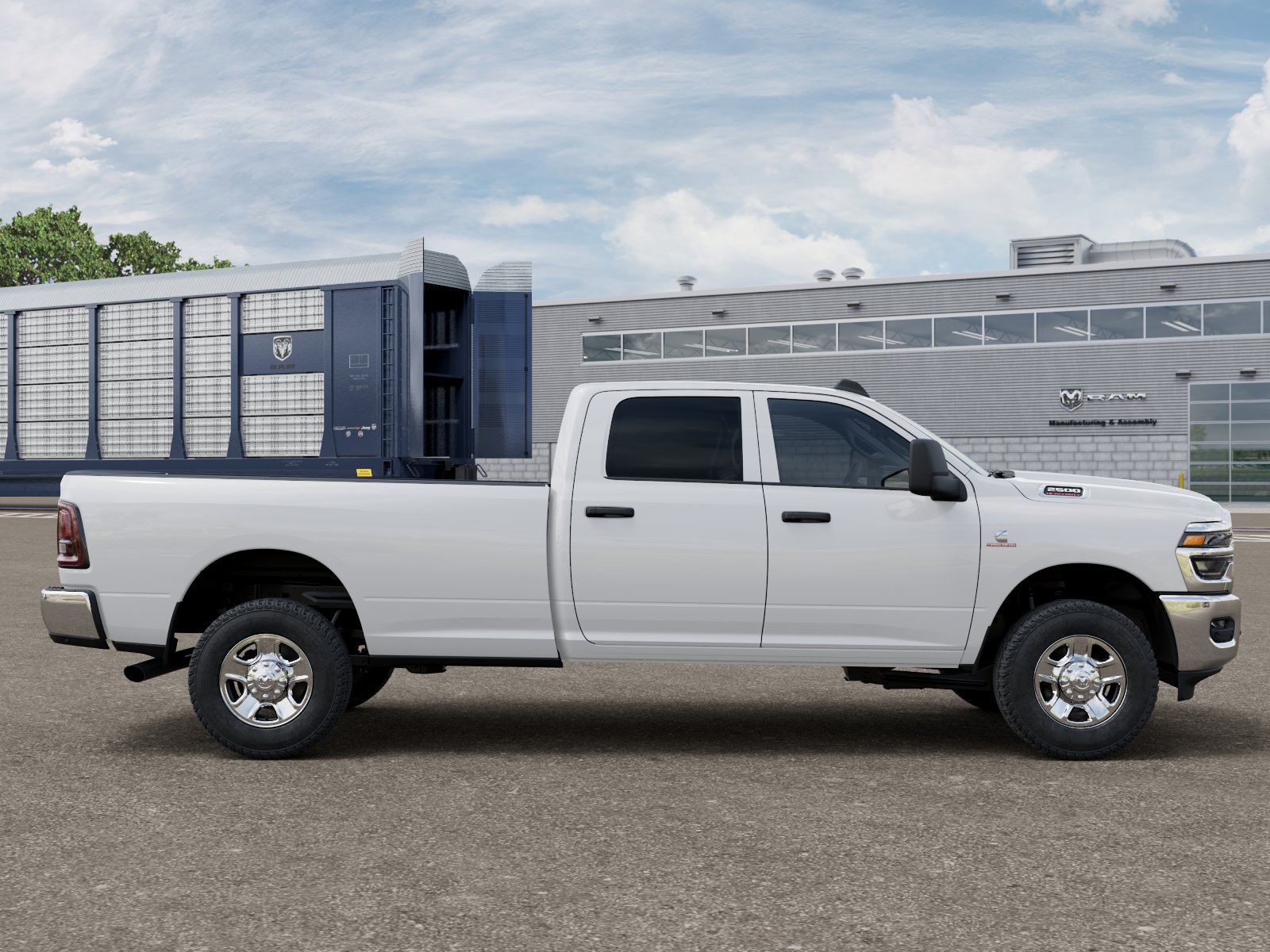 New 2026 Bright White Clear-Coat Exterior Paint RAM TRADESMAN image 21