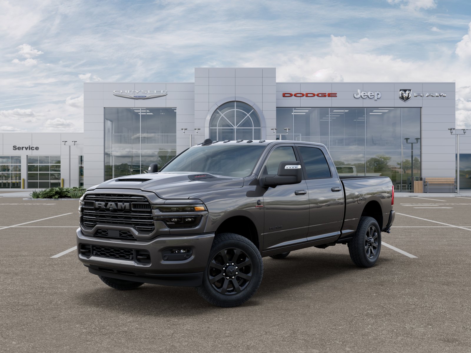New 2026 Granite Crystal Metallic Clear-Coat Exterior Paint RAM Laramie image 27