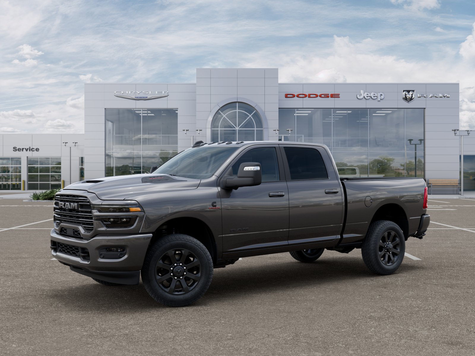 New 2026 Granite Crystal Metallic Clear-Coat Exterior Paint RAM Laramie image 28
