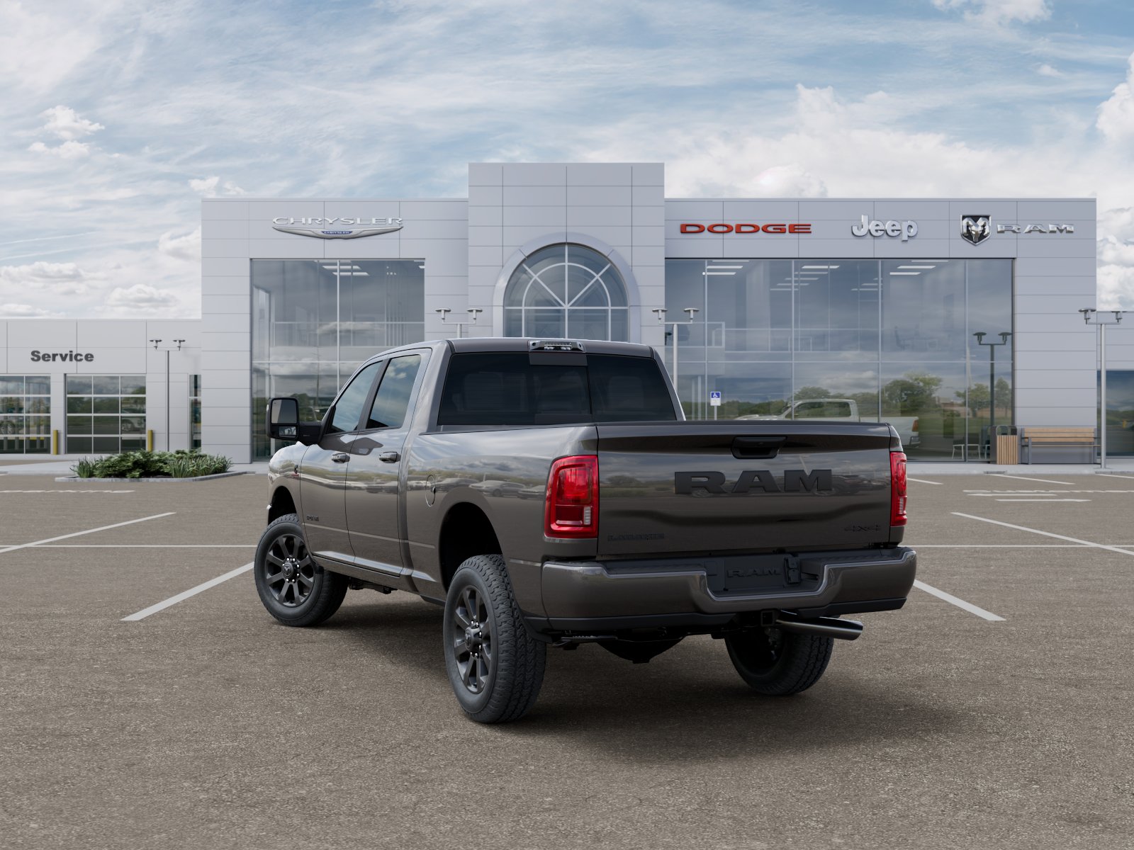 New 2026 Granite Crystal Metallic Clear-Coat Exterior Paint RAM Laramie image 29