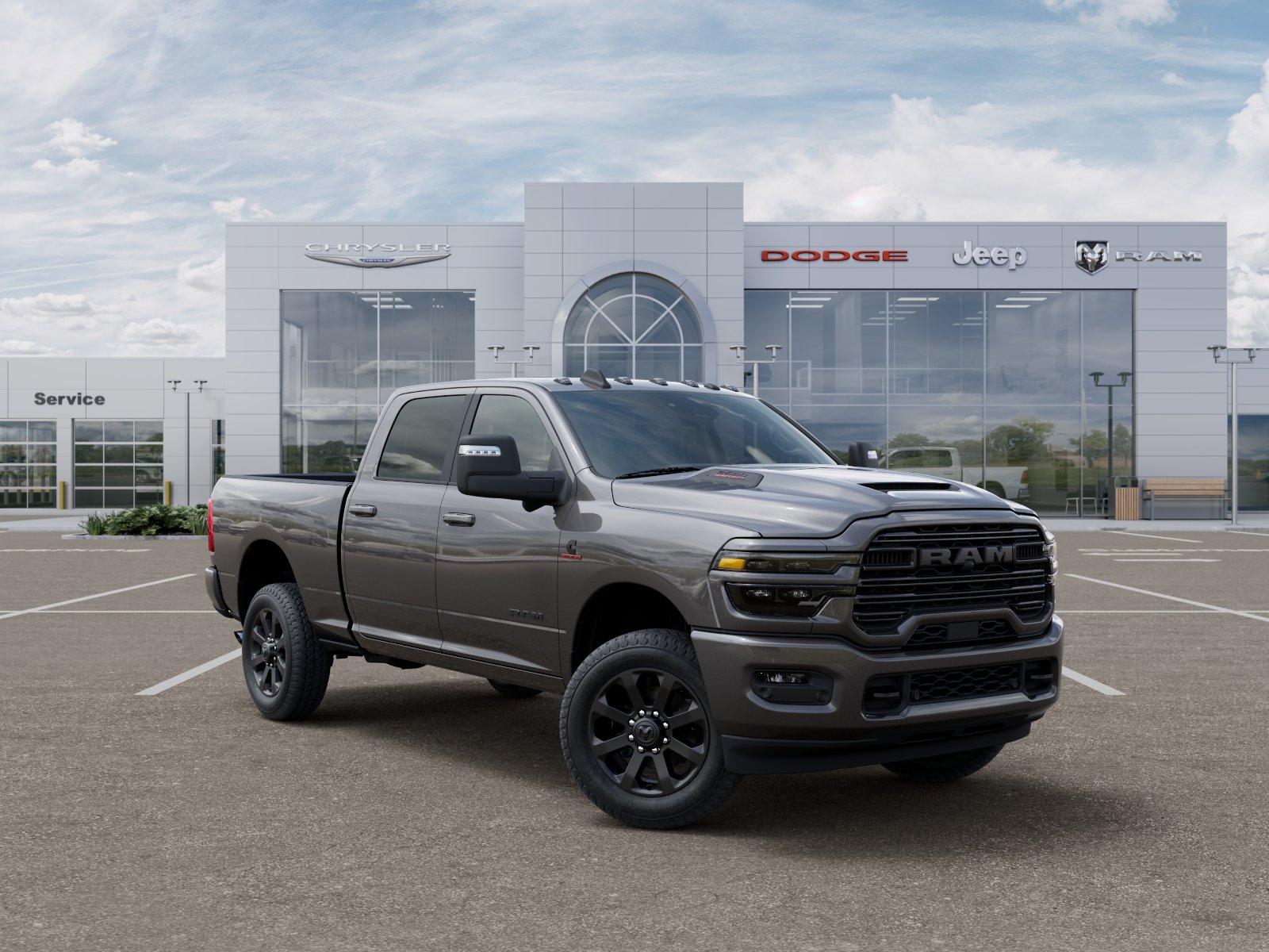 New 2026 Granite Crystal Metallic Clear-Coat Exterior Paint RAM Laramie image 31