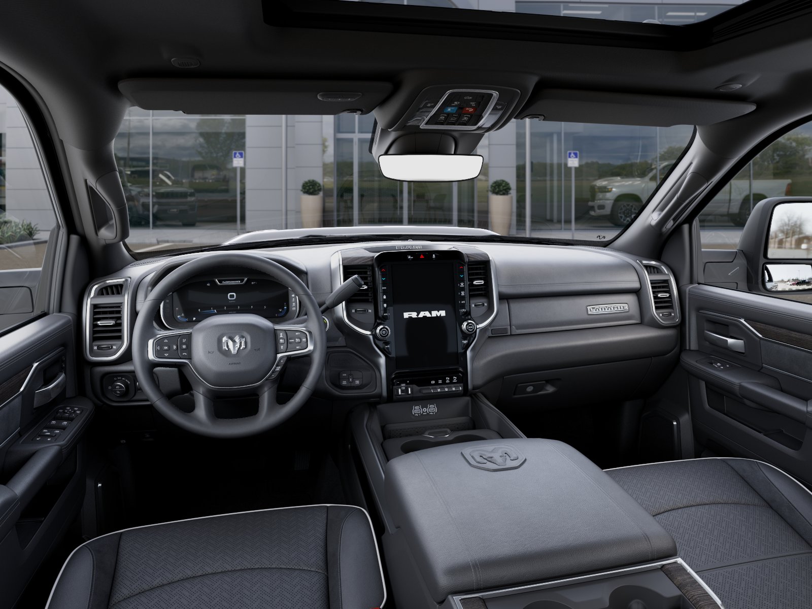 New 2026 Granite Crystal Metallic Clear-Coat Exterior Paint RAM Laramie image 40