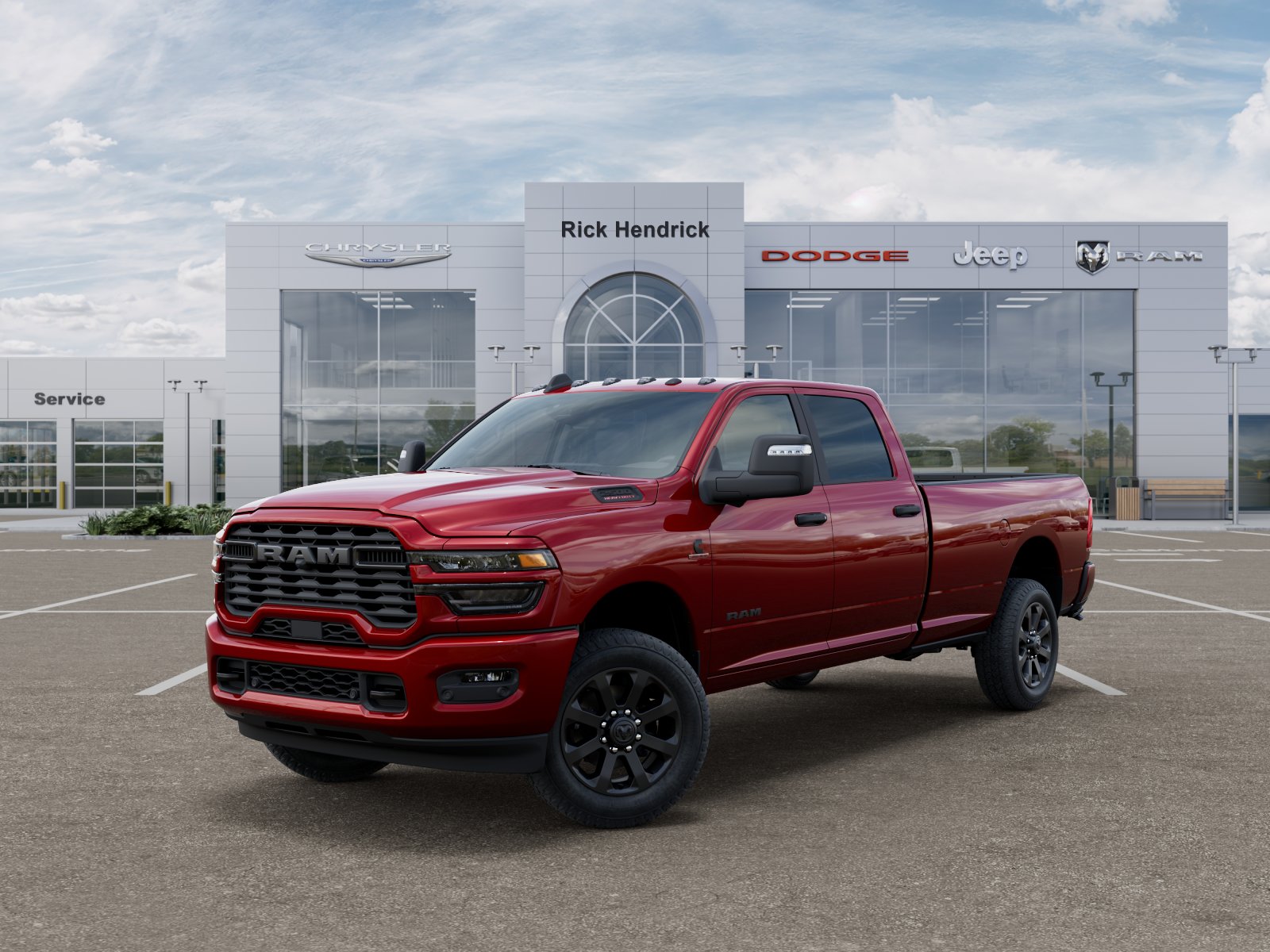 New 2026 Molten Red Pearl-Coat Exterior Paint RAM Big Horn image 43