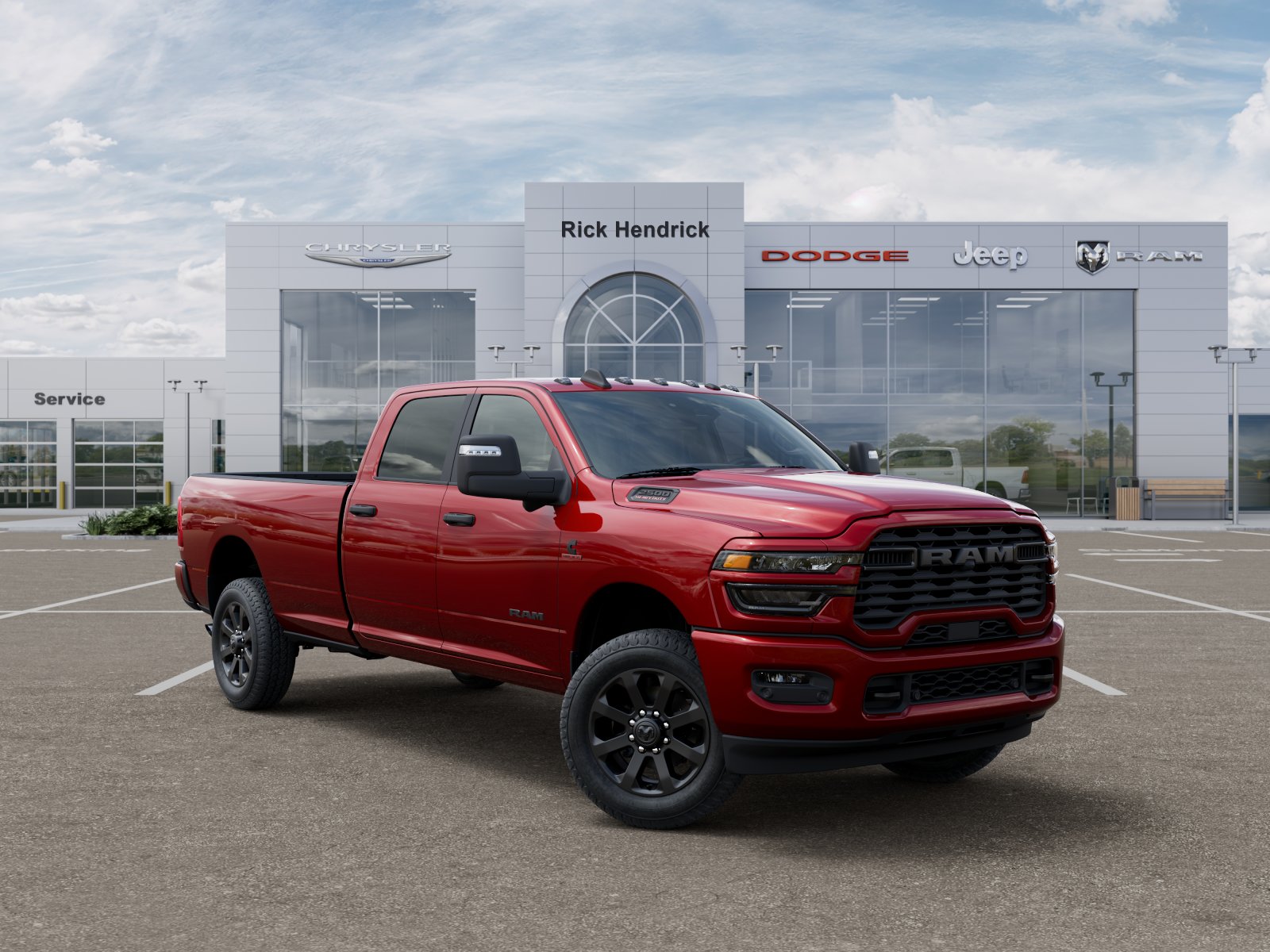 New 2026 Molten Red Pearl-Coat Exterior Paint RAM Big Horn image 42