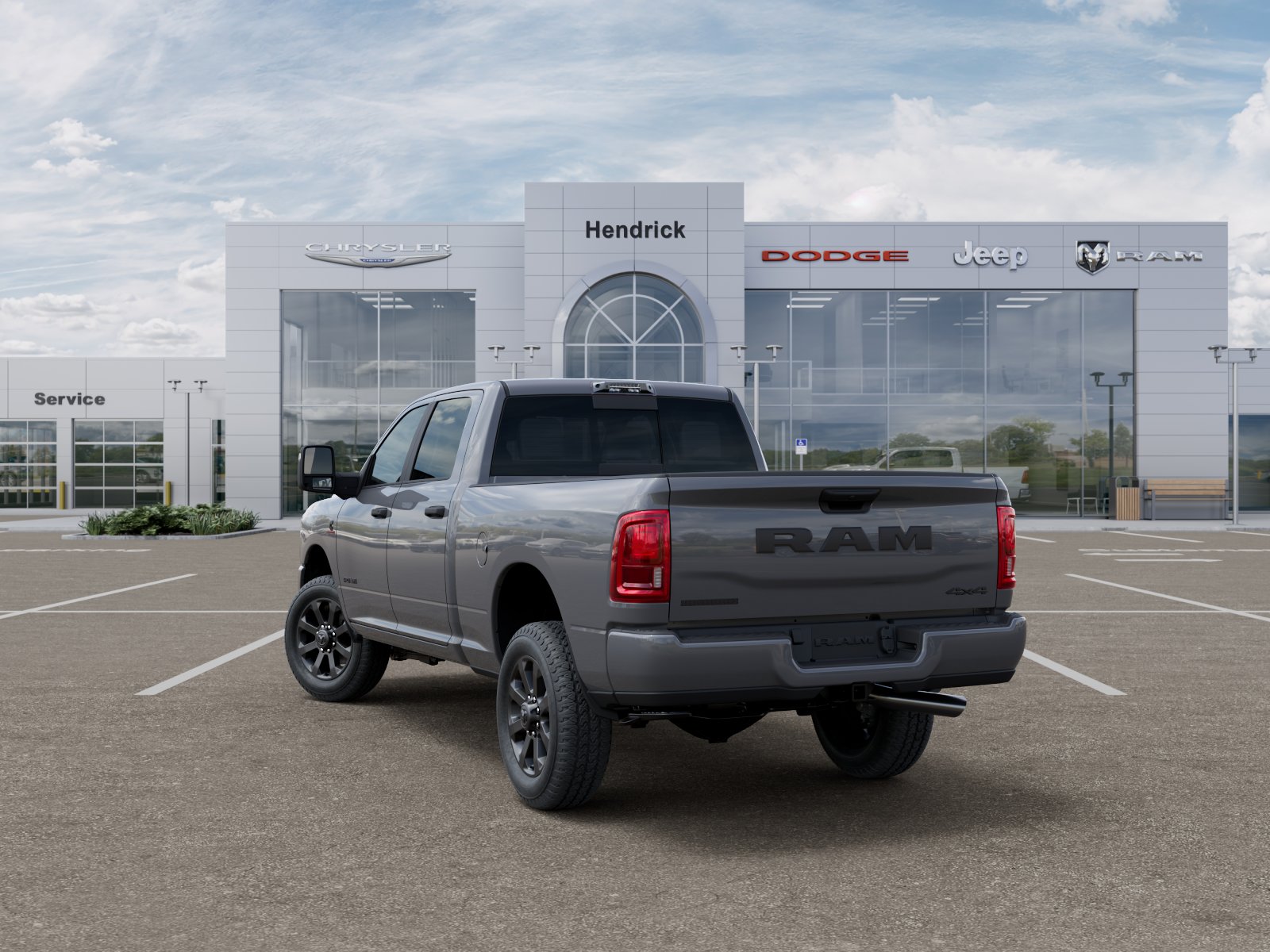 New 2026 Ceramic Gray Clear-Coat Exterior Paint RAM Big Horn image 43