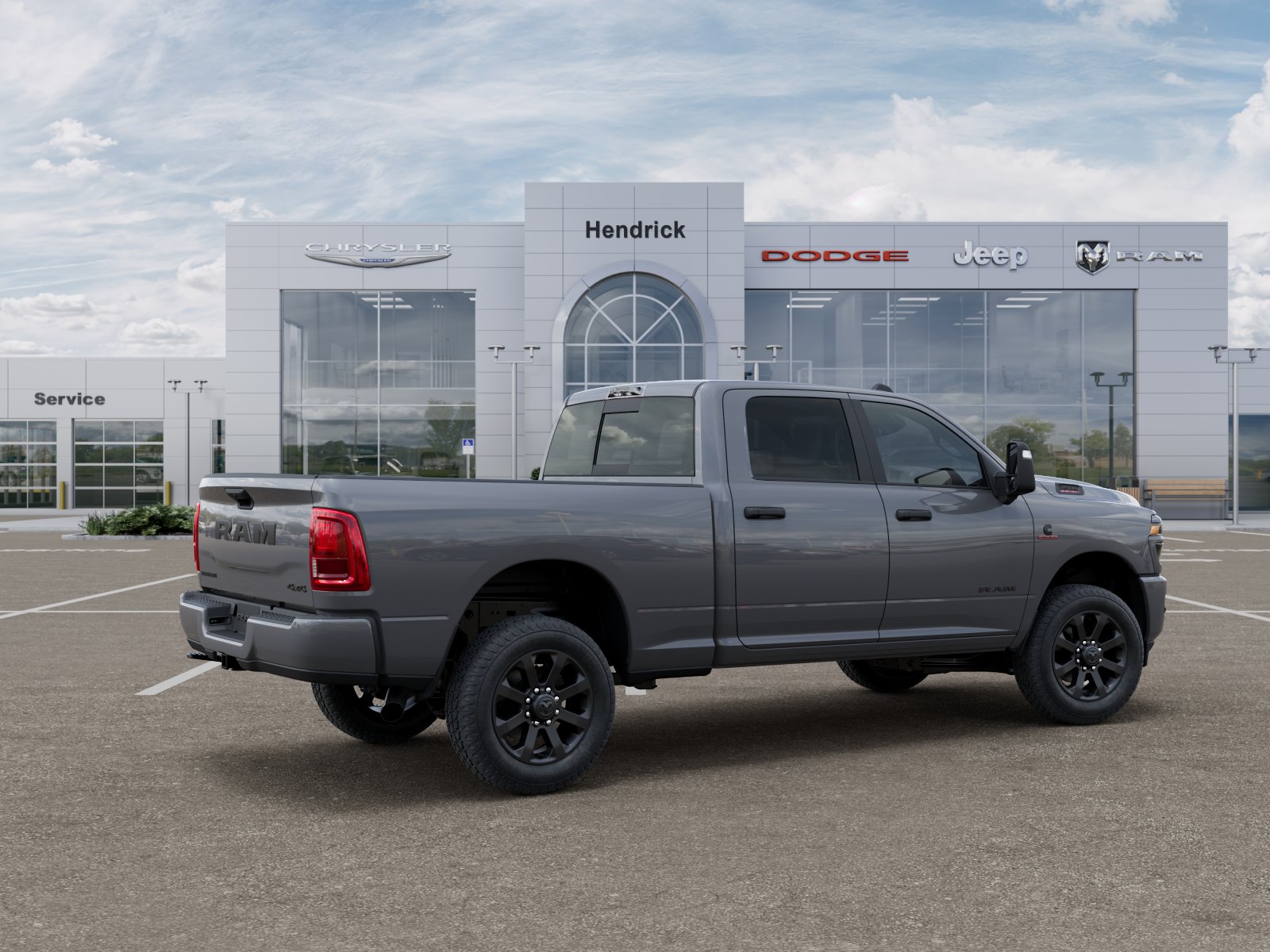 New 2026 Ceramic Gray Clear-Coat Exterior Paint RAM Big Horn image 44