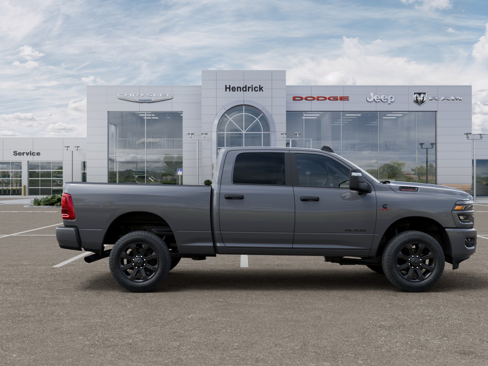 New 2026 Ceramic Gray Clear-Coat Exterior Paint RAM Big Horn image 61