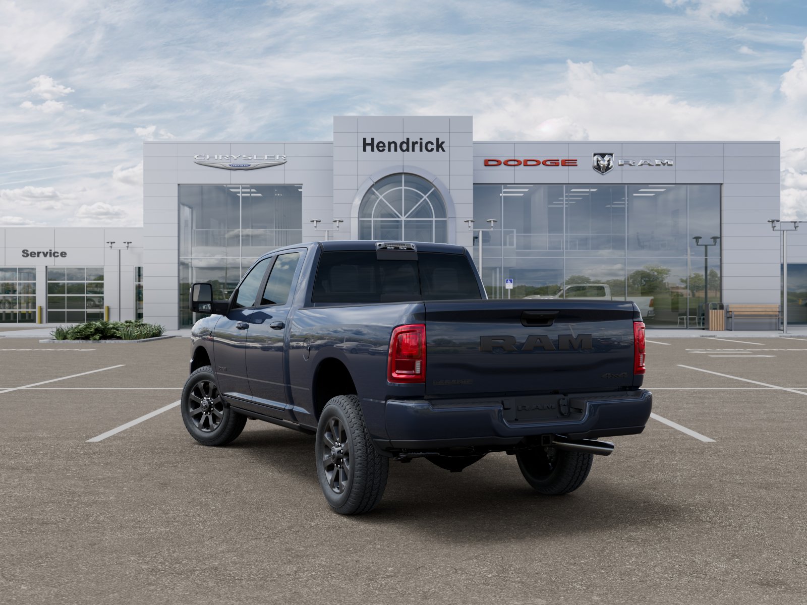 New 2026 Forged Blue Metallic Exterior Paint RAM Laramie image 38