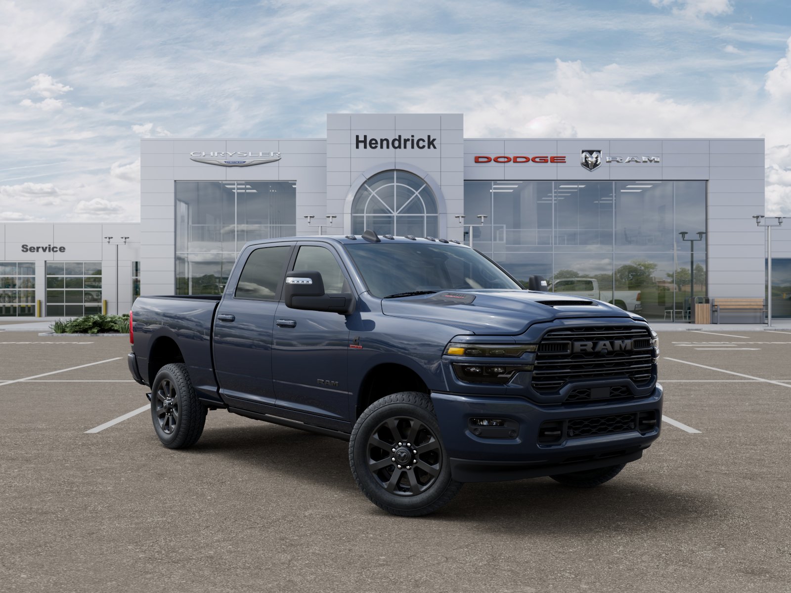 New 2026 Forged Blue Metallic Exterior Paint RAM Laramie image 40