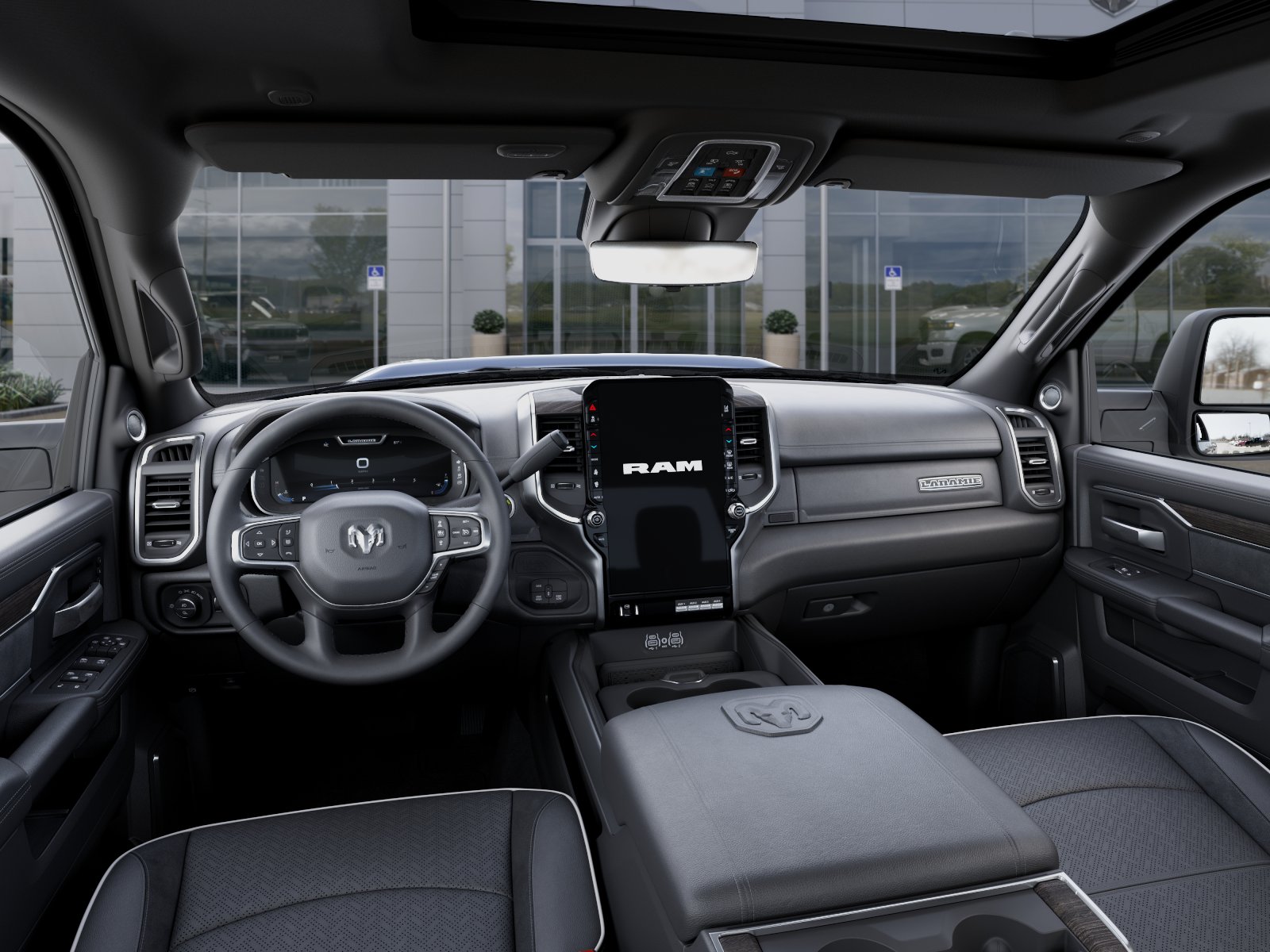New 2026 Forged Blue Metallic Exterior Paint RAM Laramie image 49