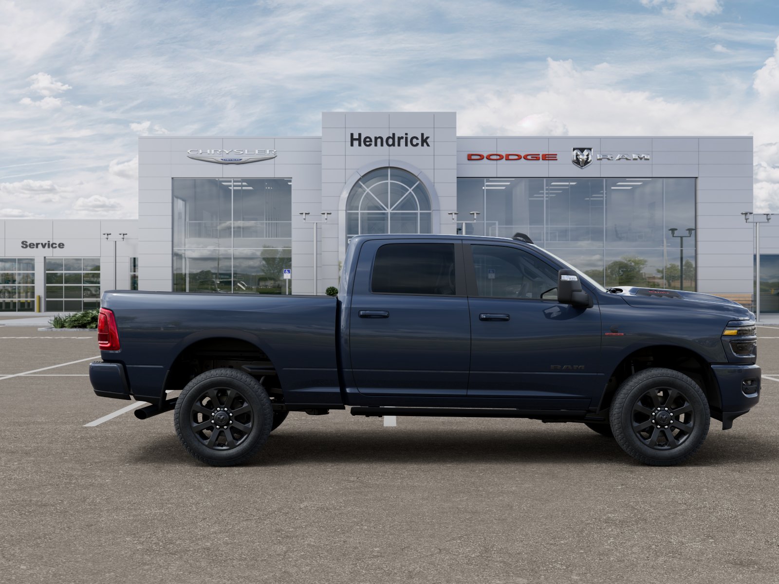 New 2026 Forged Blue Metallic Exterior Paint RAM Laramie image 56