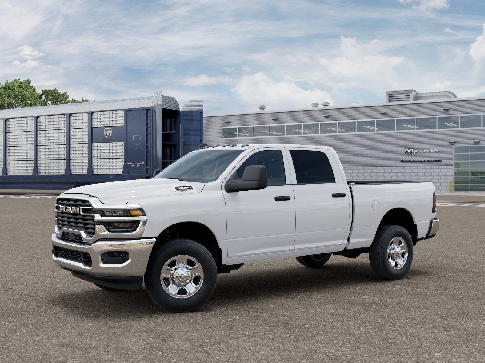 New 2026 Bright White Clear-Coat Exterior Paint RAM Tradesman image 28