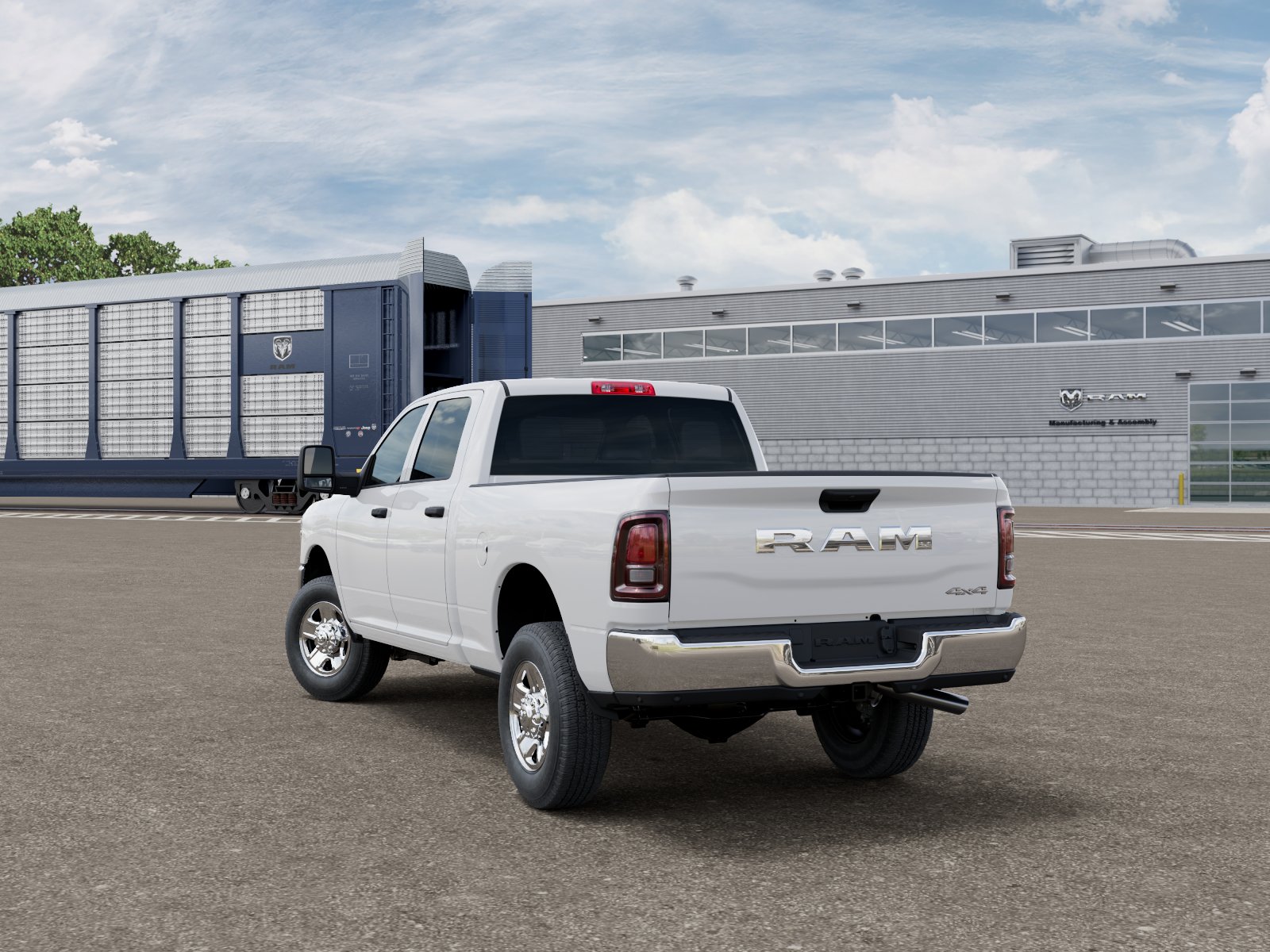New 2026 Bright White Clear-Coat Exterior Paint RAM Tradesman image 29