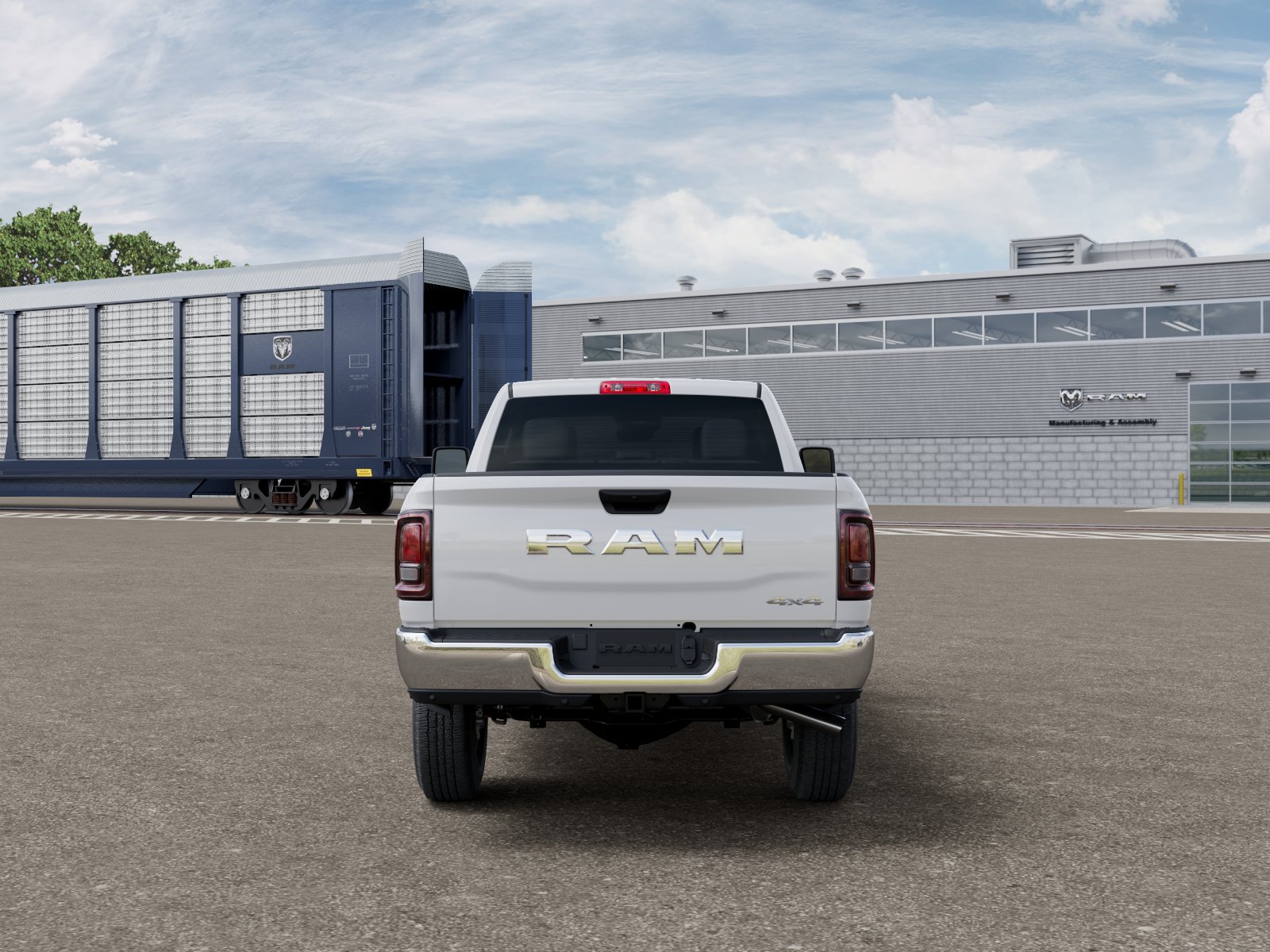 New 2026 Bright White Clear-Coat Exterior Paint RAM Tradesman image 33