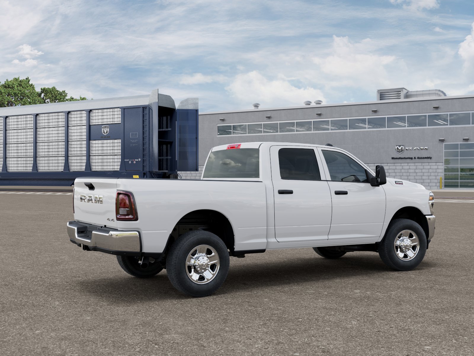 New 2026 Bright White Clear-Coat Exterior Paint RAM Tradesman image 30