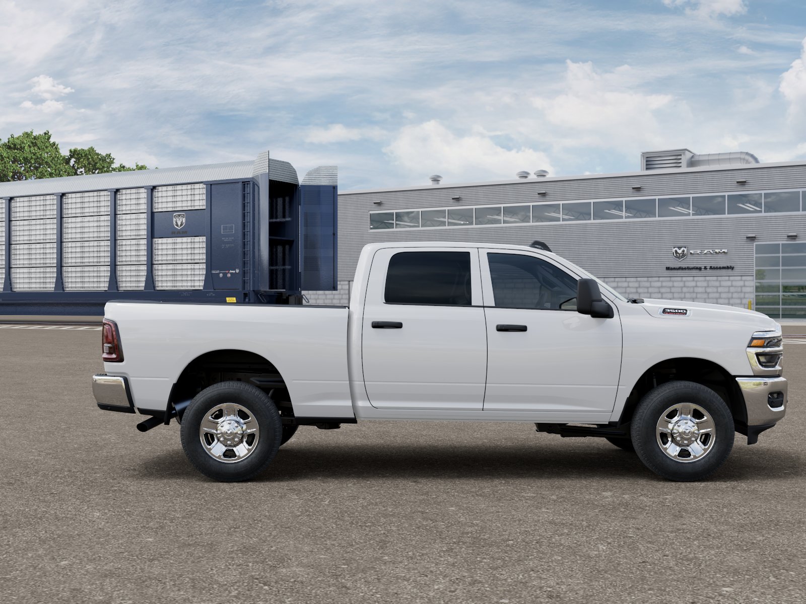 New 2026 Bright White Clear-Coat Exterior Paint RAM Tradesman image 47