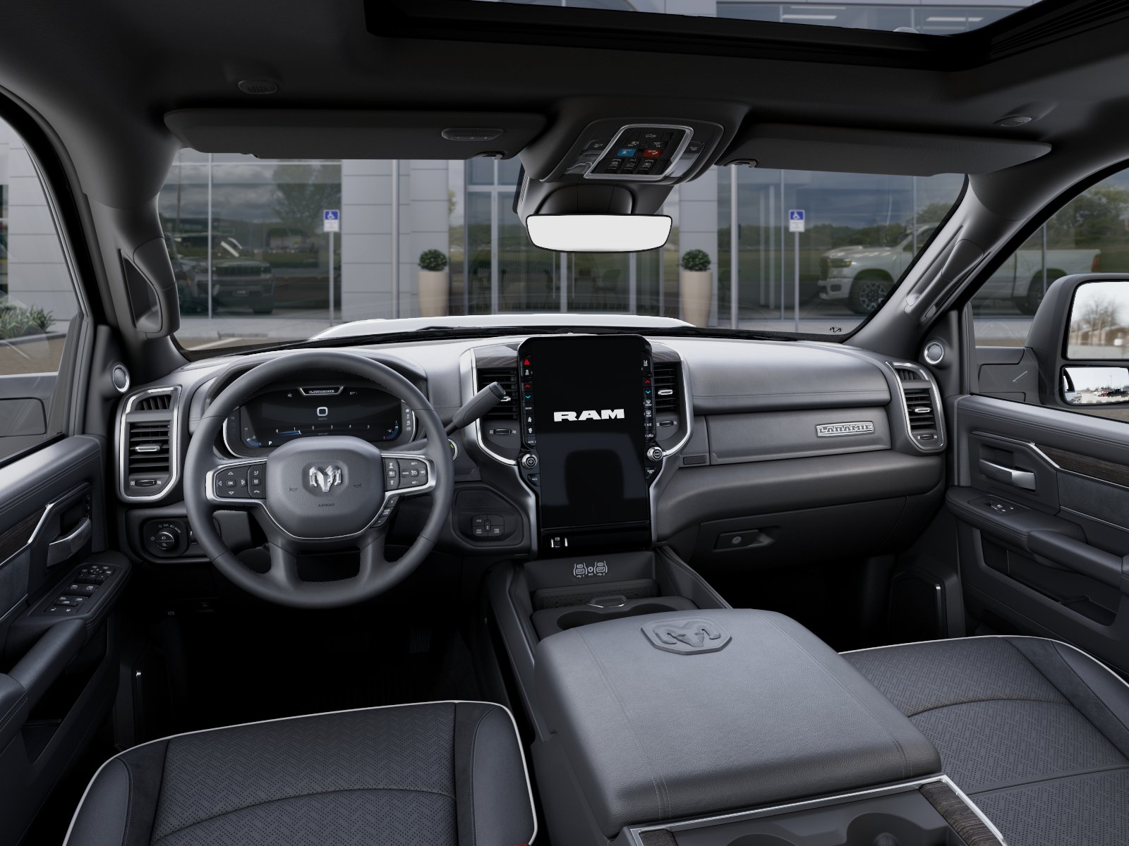 New 2026 Bright White Clear-Coat Exterior Paint RAM Laramie image 40