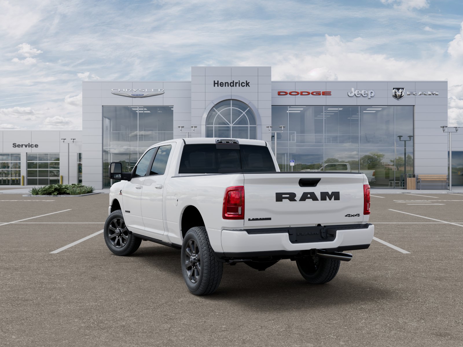 New 2026 Bright White Clear-Coat Exterior Paint RAM Laramie image 38