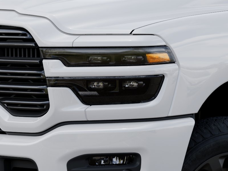 New 2026 Bright White Clear-Coat Exterior Paint RAM Laramie image 45