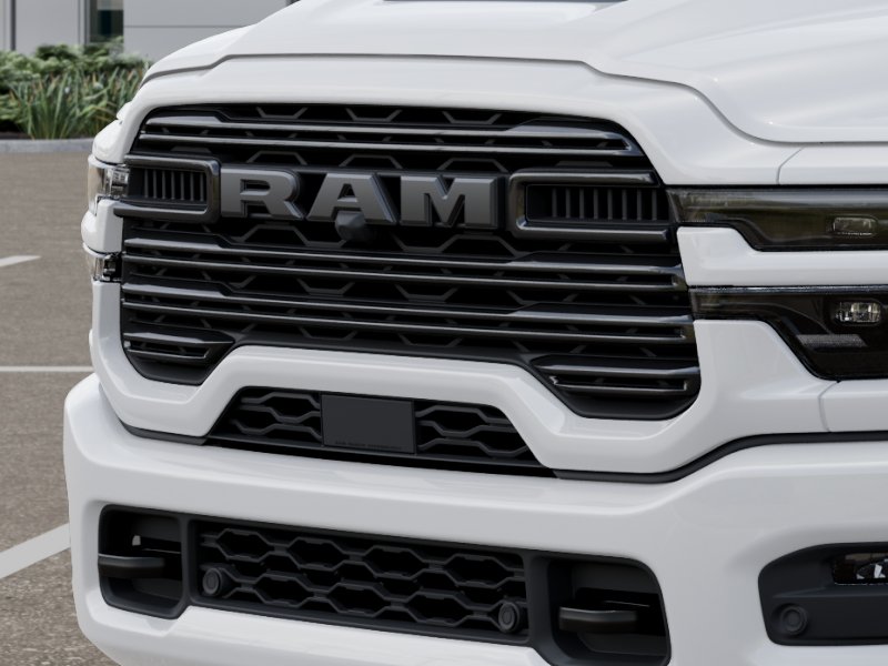 New 2026 Bright White Clear-Coat Exterior Paint RAM Laramie image 46