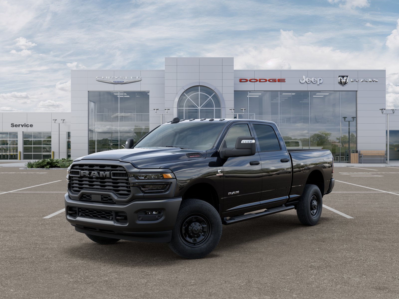 New 2026 Diamond Black Crystal Pearl-Coat Exterior Paint RAM Warlock image 54