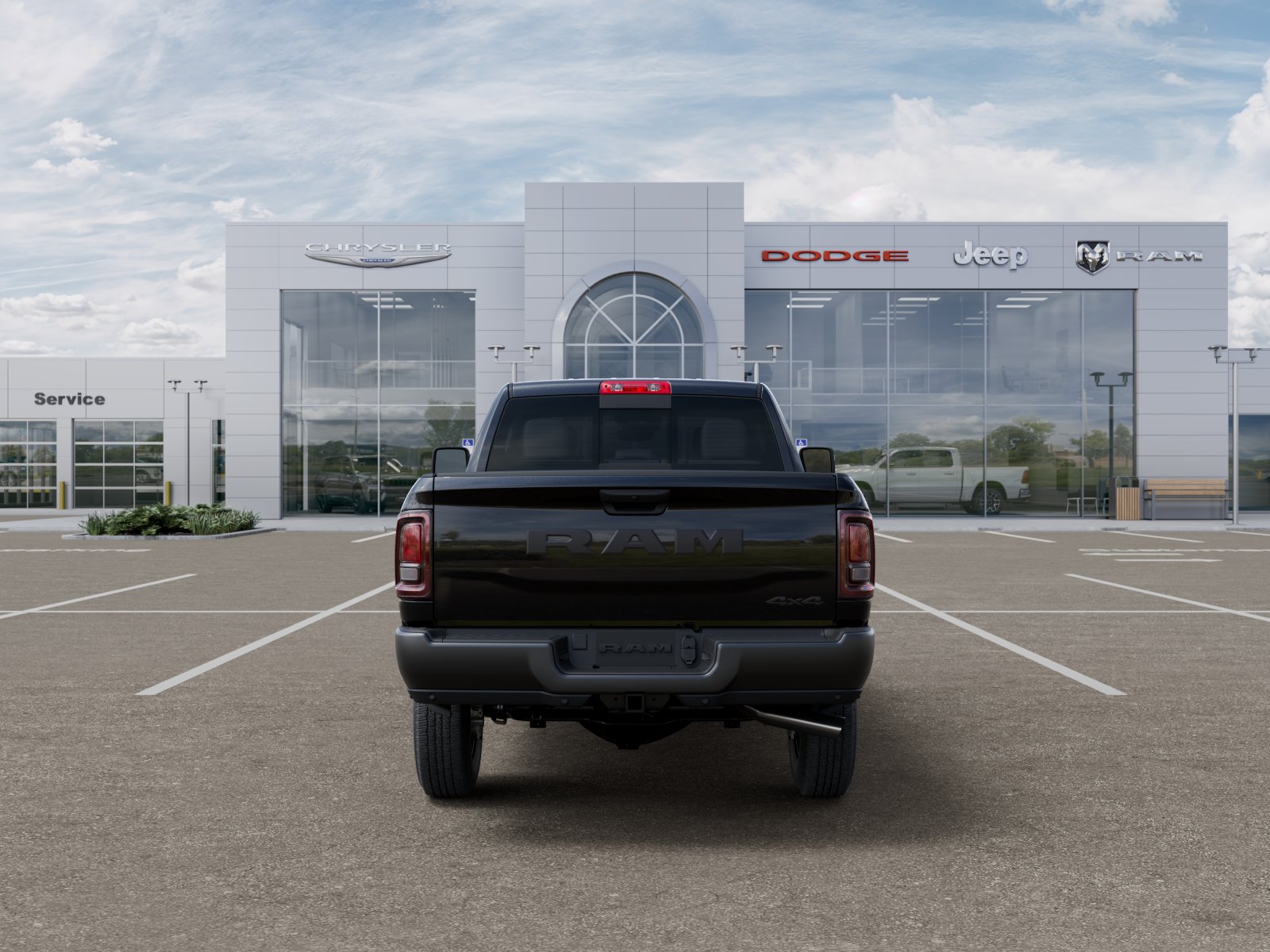 New 2026 Diamond Black Crystal Pearl-Coat Exterior Paint RAM Warlock image 57