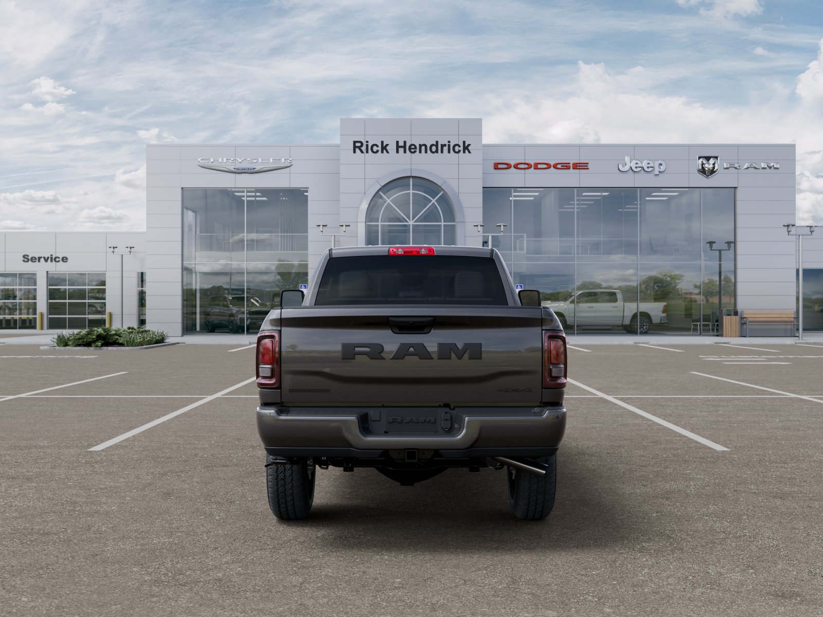 New 2026 Granite Crystal Metallic Clear-Coat Exterior Paint RAM Big Horn image 42