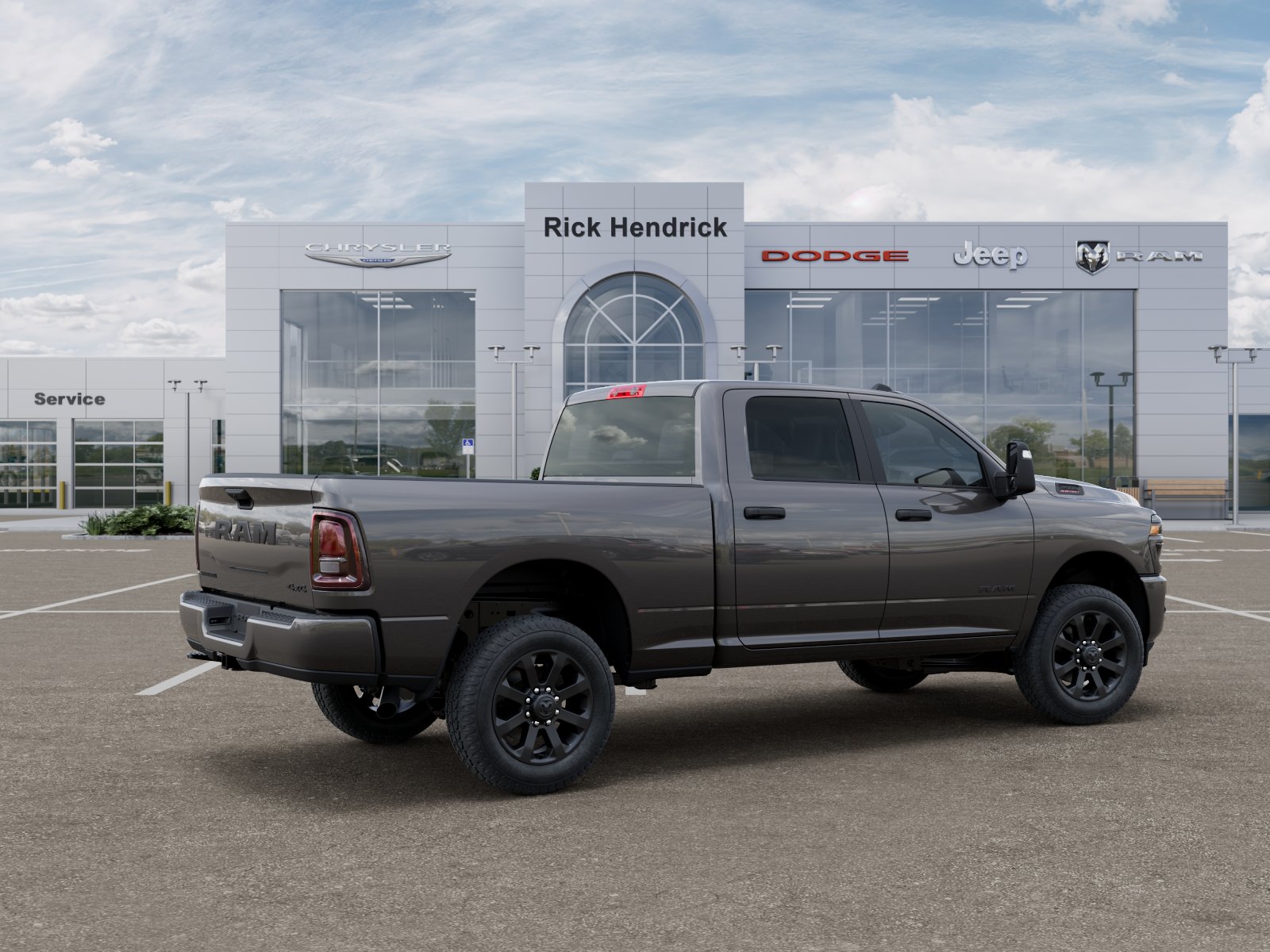 New 2026 Granite Crystal Metallic Clear-Coat Exterior Paint RAM Big Horn image 39