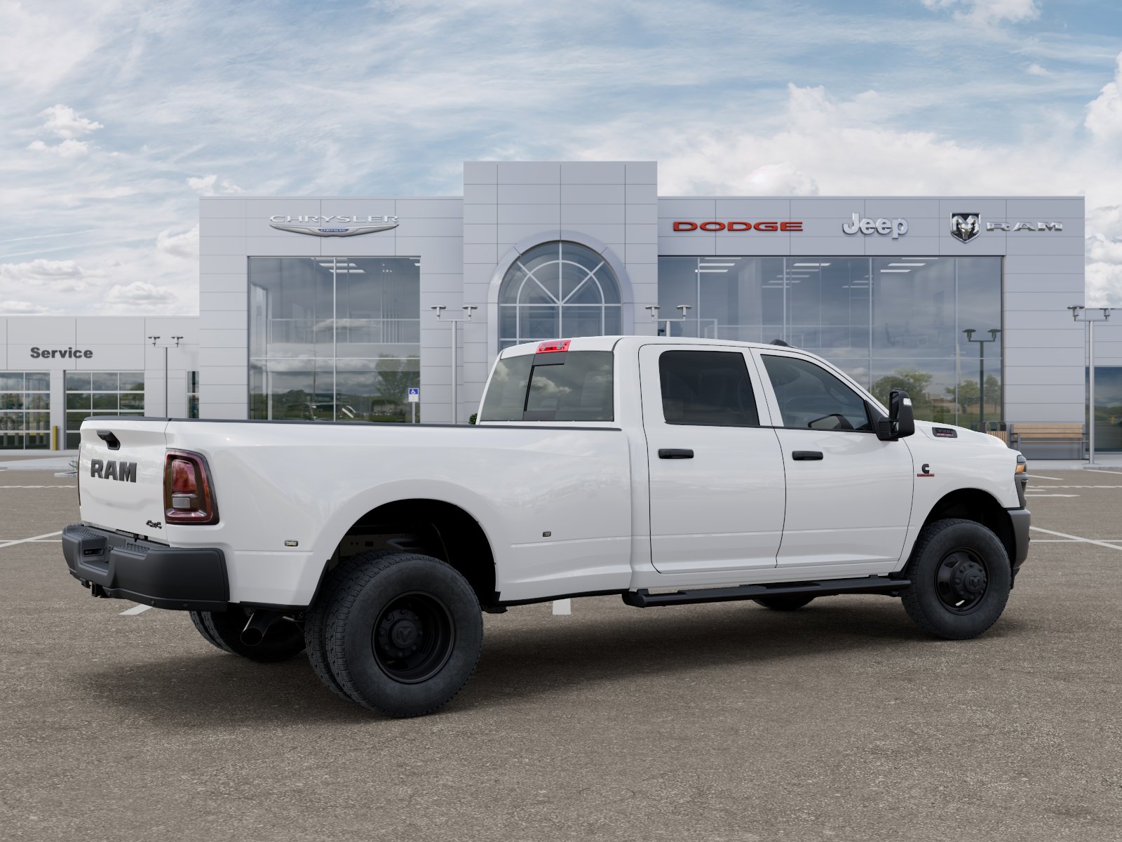 New 2026 Bright White Clear-Coat Exterior Paint RAM Tradesman image 45