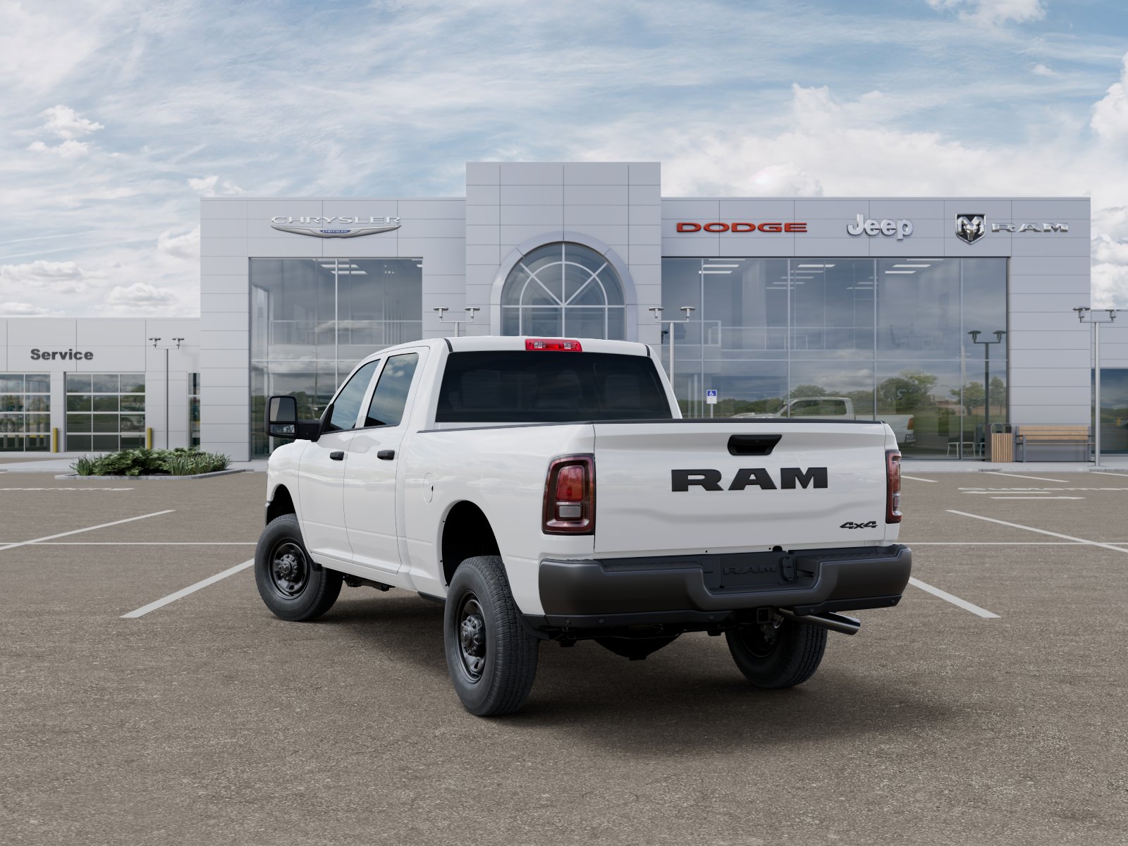 New 2026 Bright White Clear-Coat Exterior Paint RAM TRADESMAN image 68