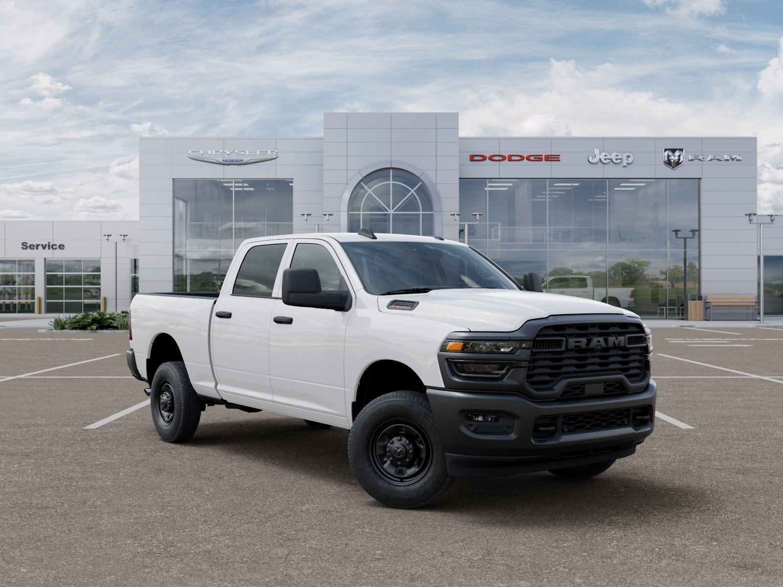 New 2026 Bright White Clear-Coat Exterior Paint RAM TRADESMAN image 71