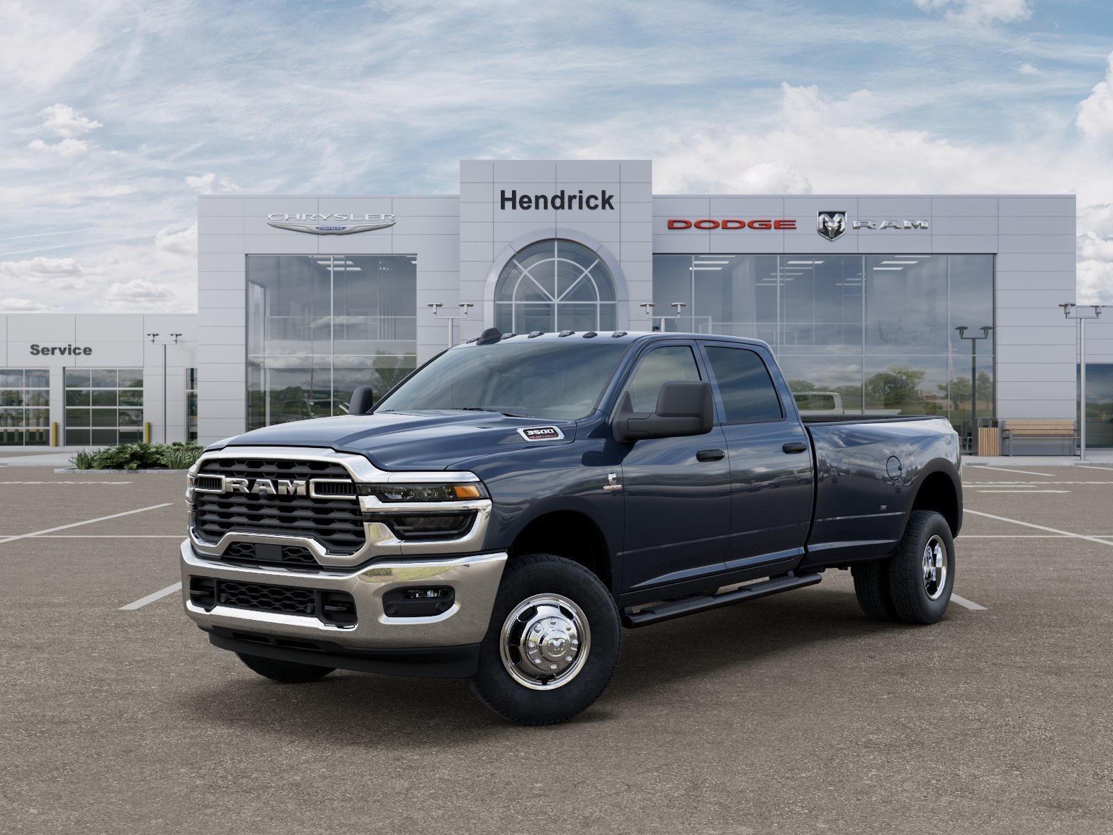 New 2026 Forged Blue Metallic Exterior Paint RAM Tradesman image 2