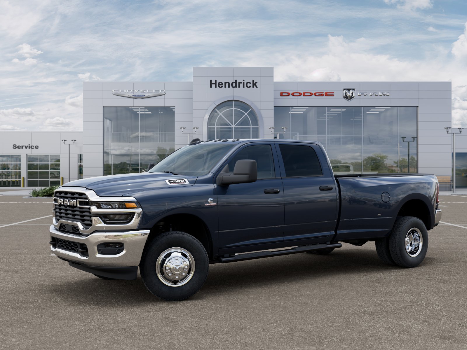 New 2026 Forged Blue Metallic Exterior Paint RAM Tradesman image 3